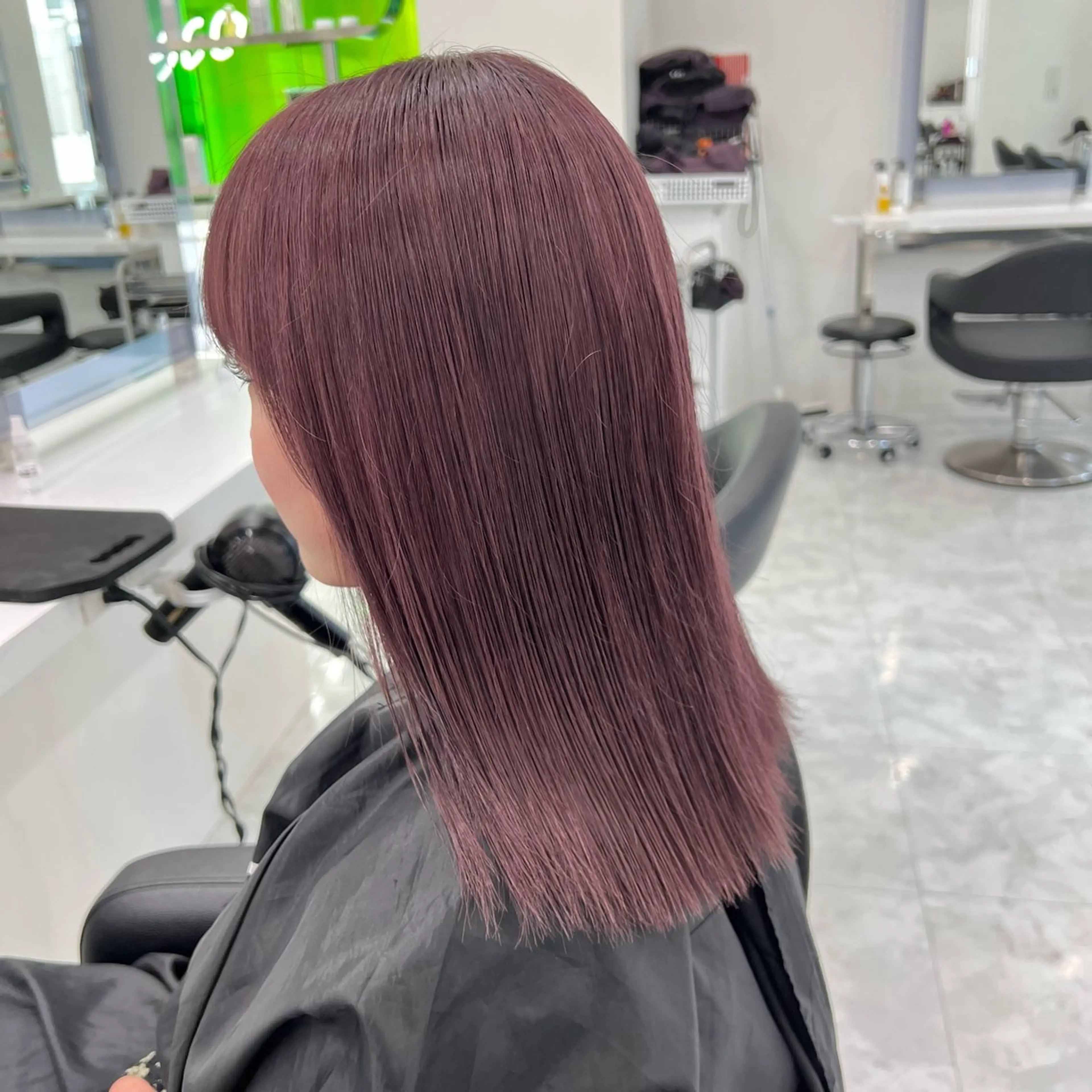 ミディアム カラー パーマ ヘアアレンジ カット ヘアカラー トリートメント ヘッドスパ ヘアセット 💕トレンドうる艶髪 💕TUNE銀座のヘアスタイル