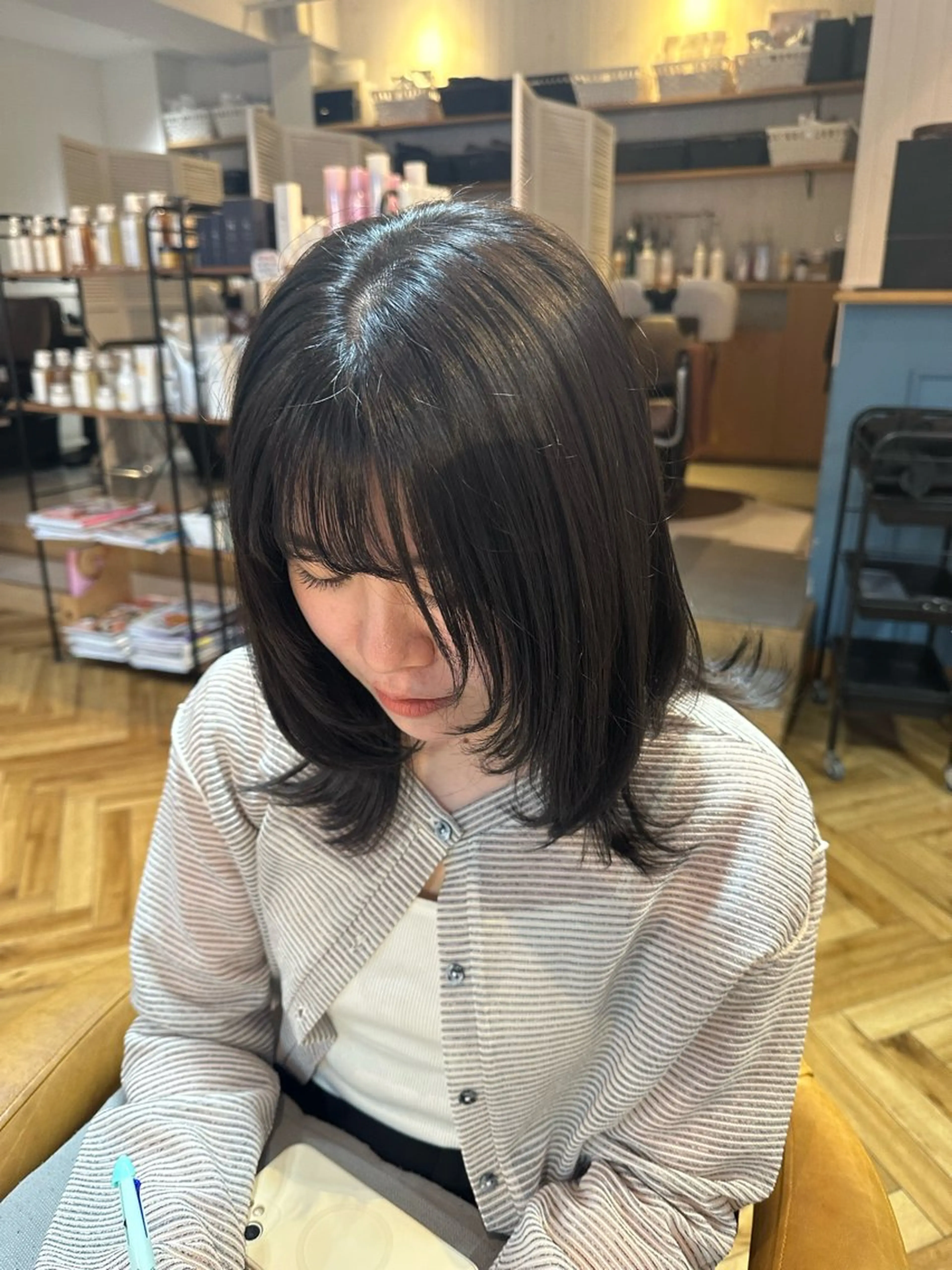 ミディアム きたむら ひかりのヘアスタイル