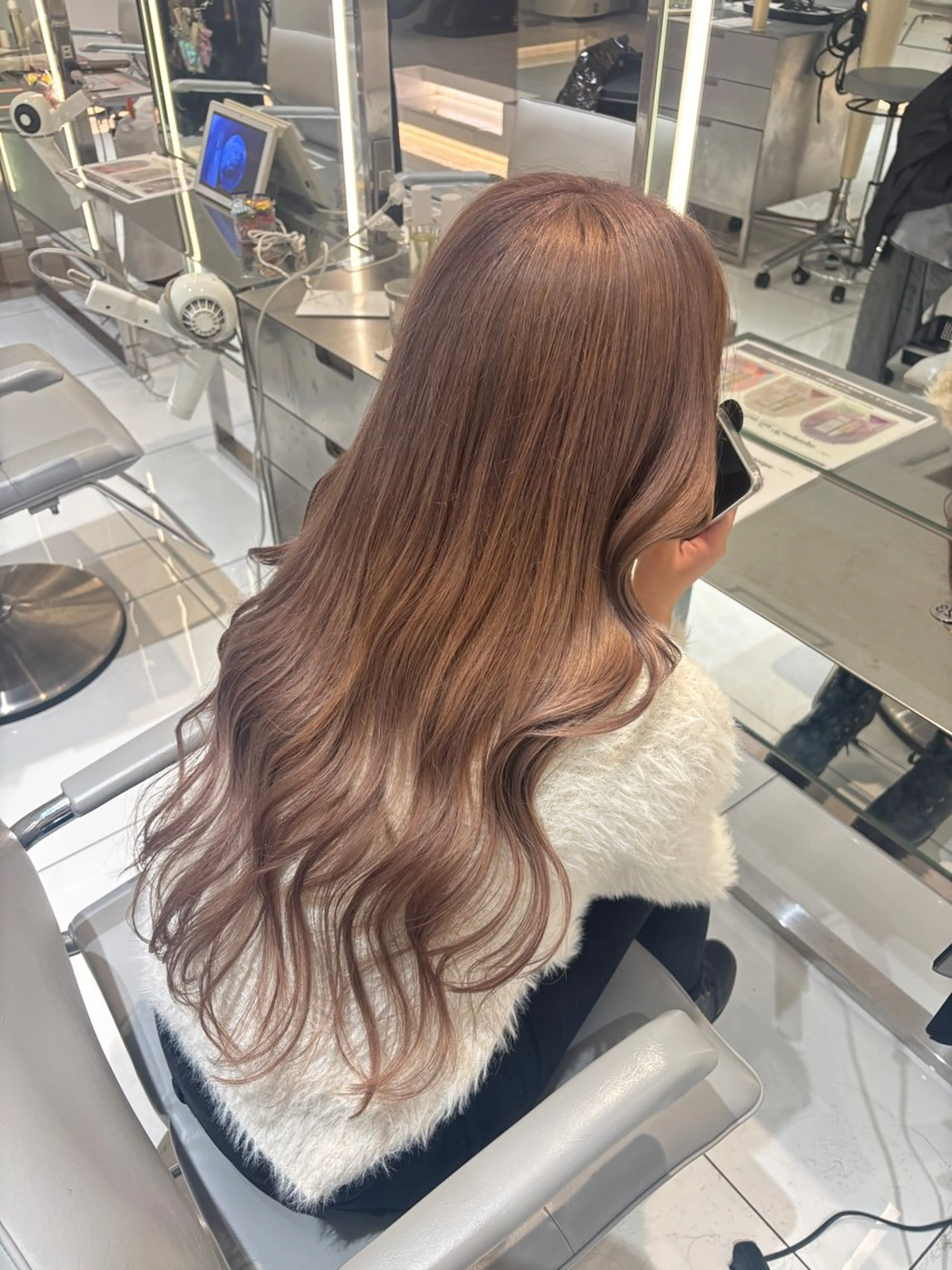 ロング カラー ヘアカラー ️🩵RINKA/ 艶color🩵のヘアスタイル