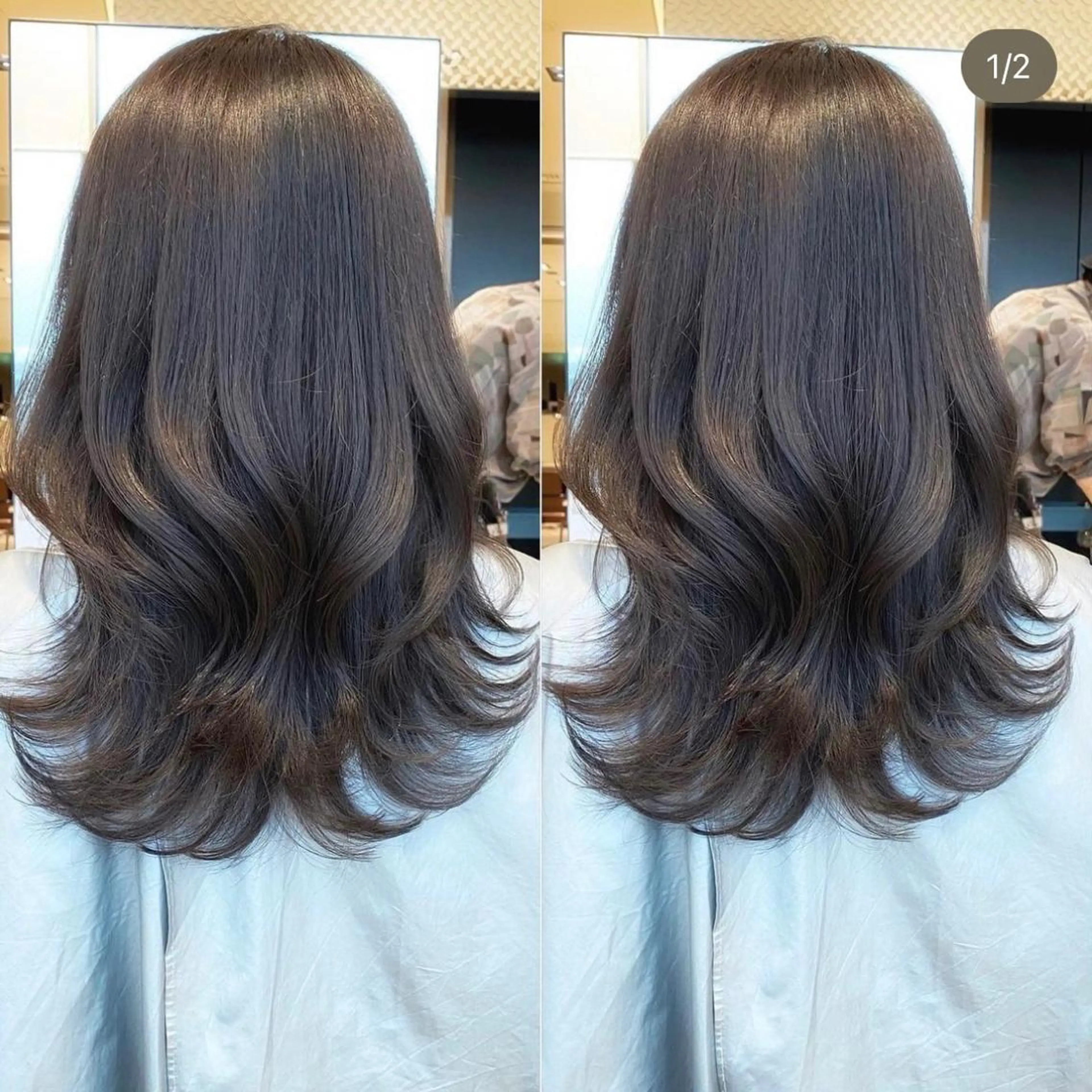 ロング 髙木美緒🌿 レイヤー/アレンジのヘアスタイル