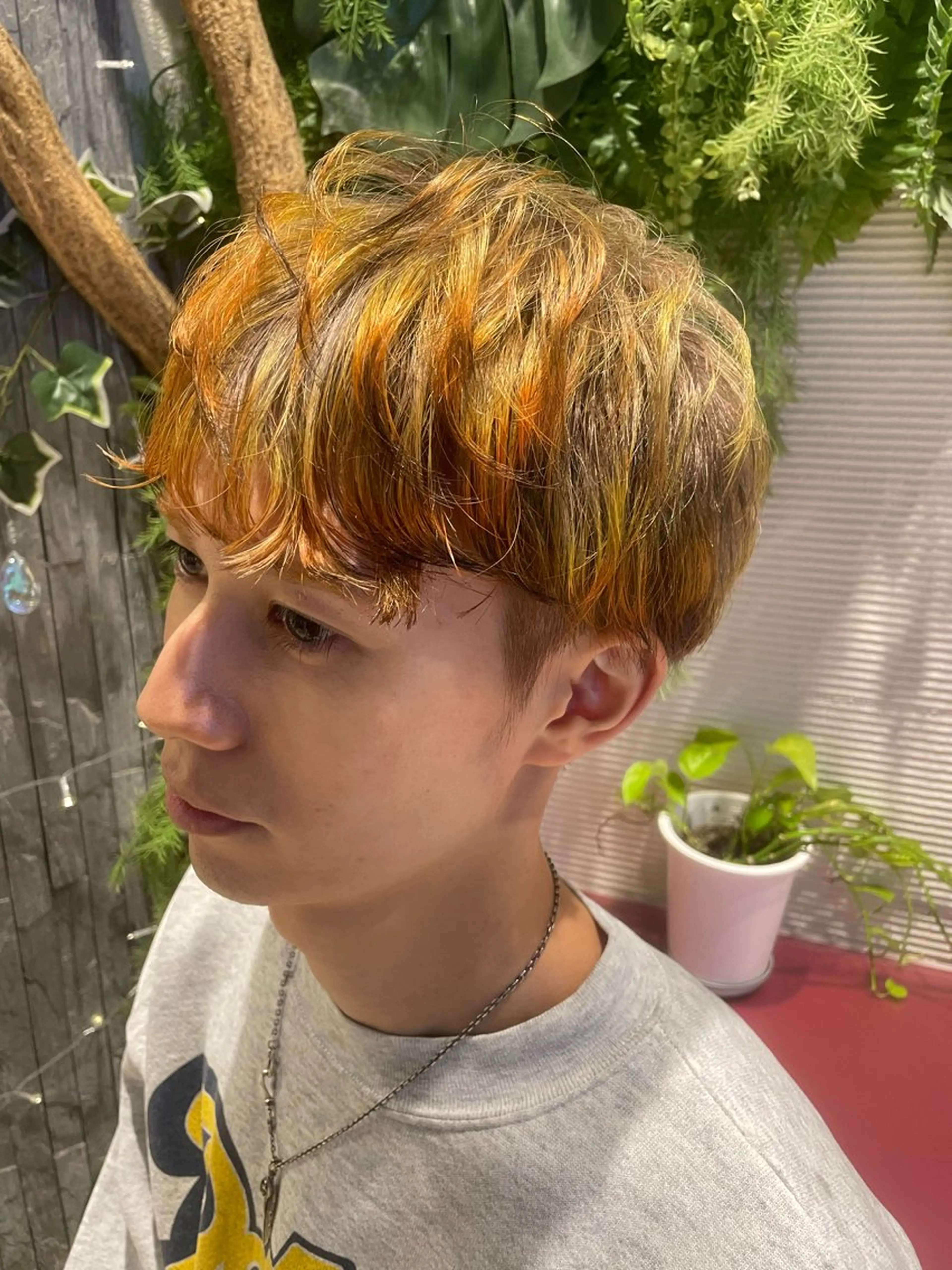 カラー メンズ Koharu 髪質改善カラーのヘアスタイル