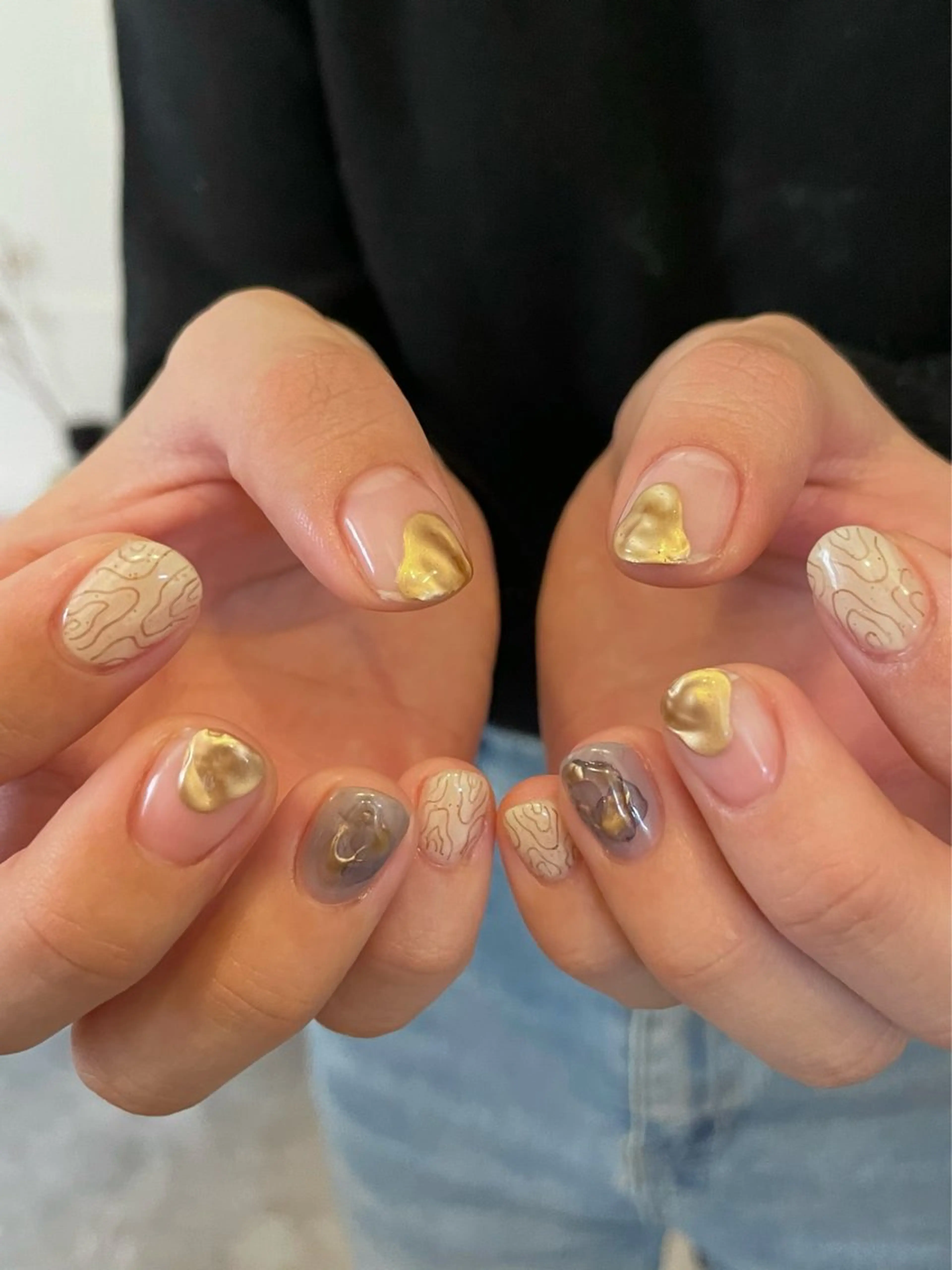 ネイル ハンドネイル roof nailのネイルデザイン