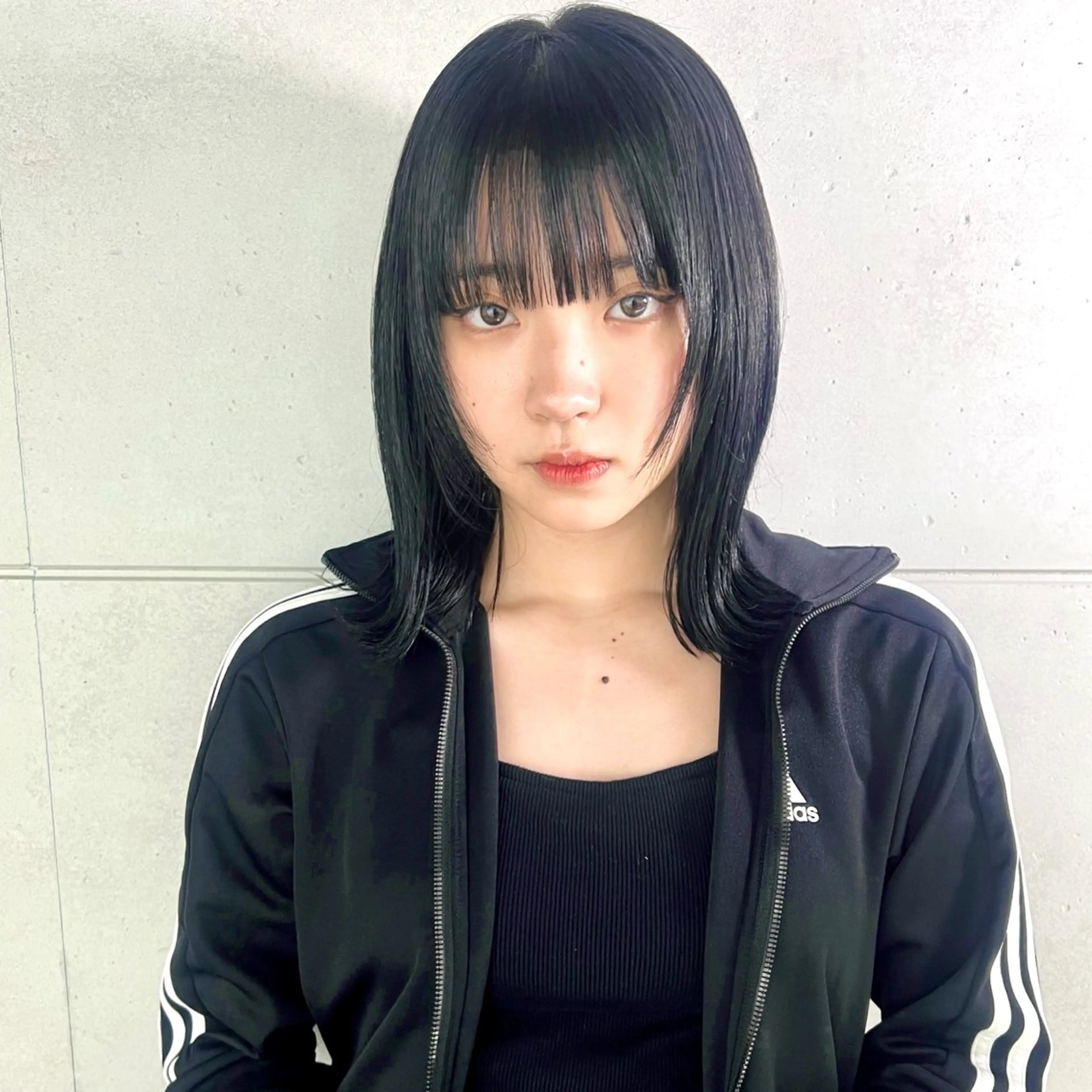 ミディアム カラー okaPPachan 🍇AKINA🍇のヘアスタイル