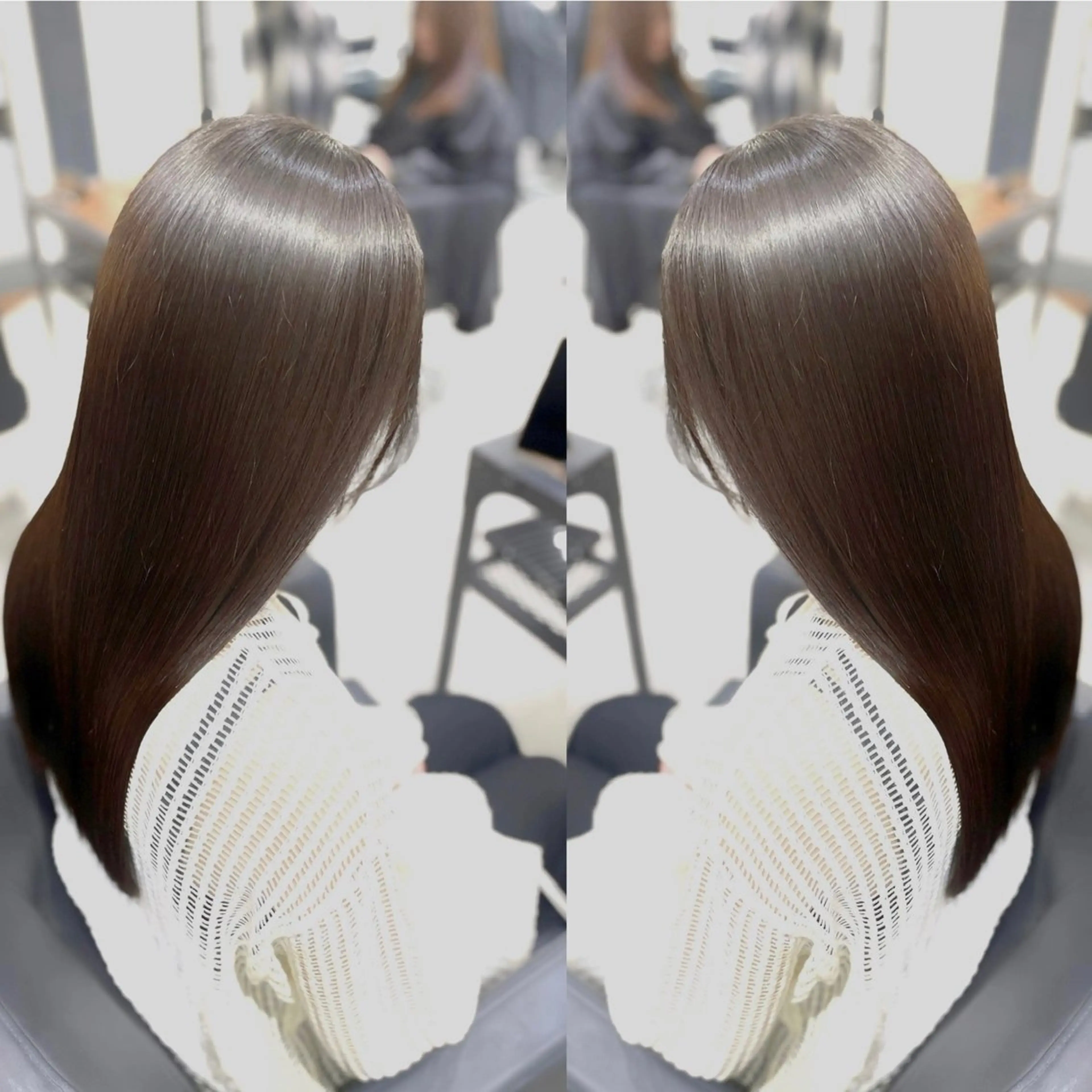 ロング カット 縮毛矯正 トリートメント 杉野🫧美髪🫧 Zina博多店長のヘアスタイル