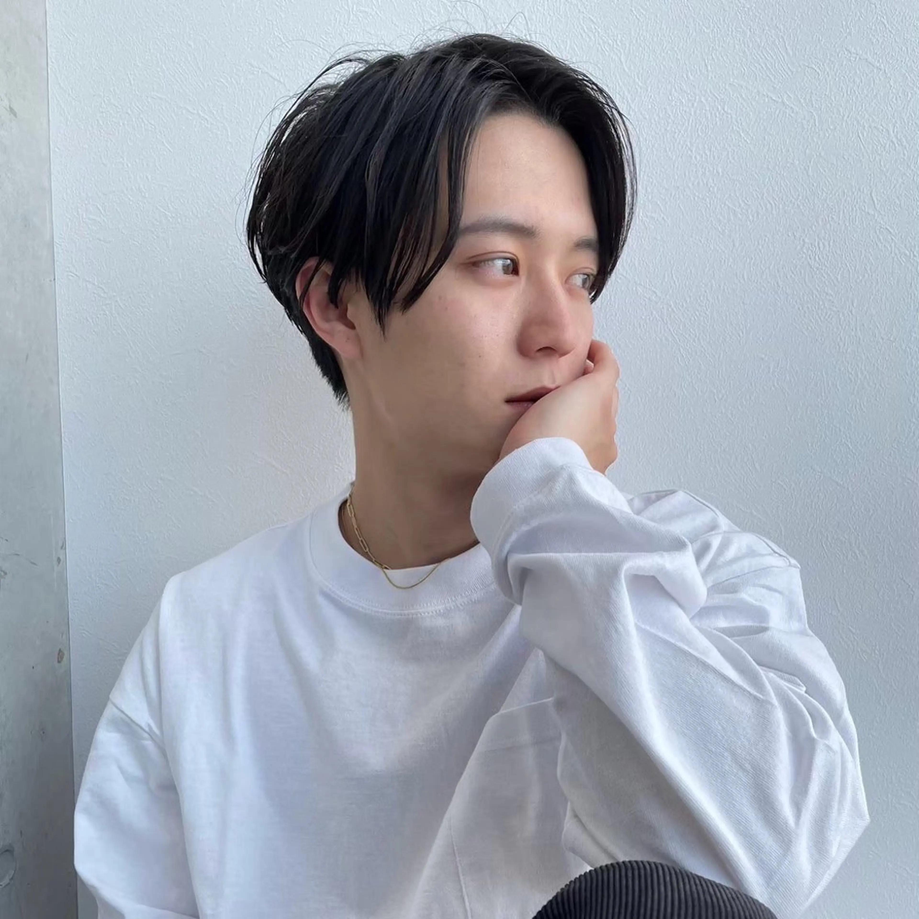 メンズ カット ブリーチなし 暖色カラー/井上あいのヘアスタイル