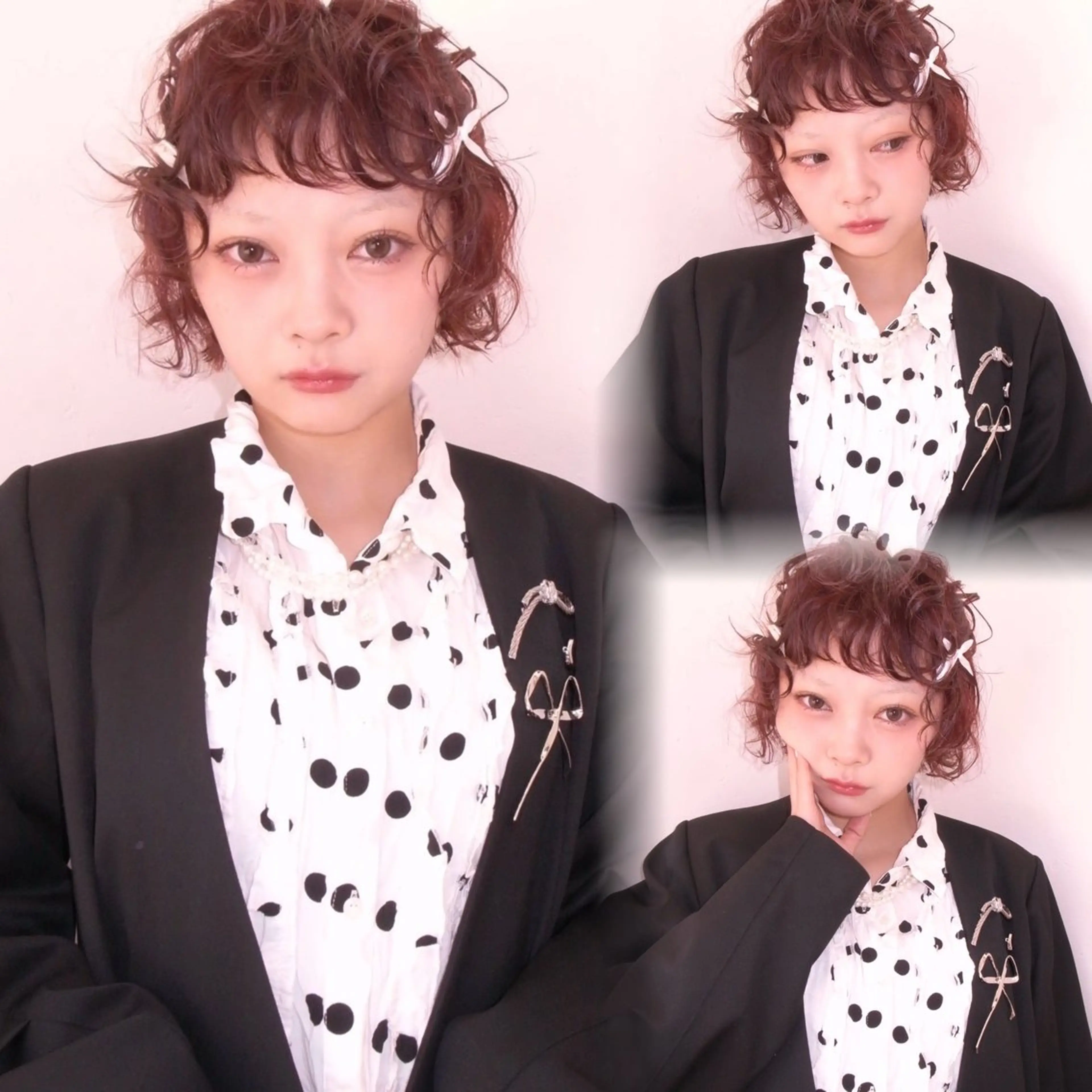 ショート ヘアアレンジ ヘアセット ひなた ブリーチ/渋谷のヘアスタイル