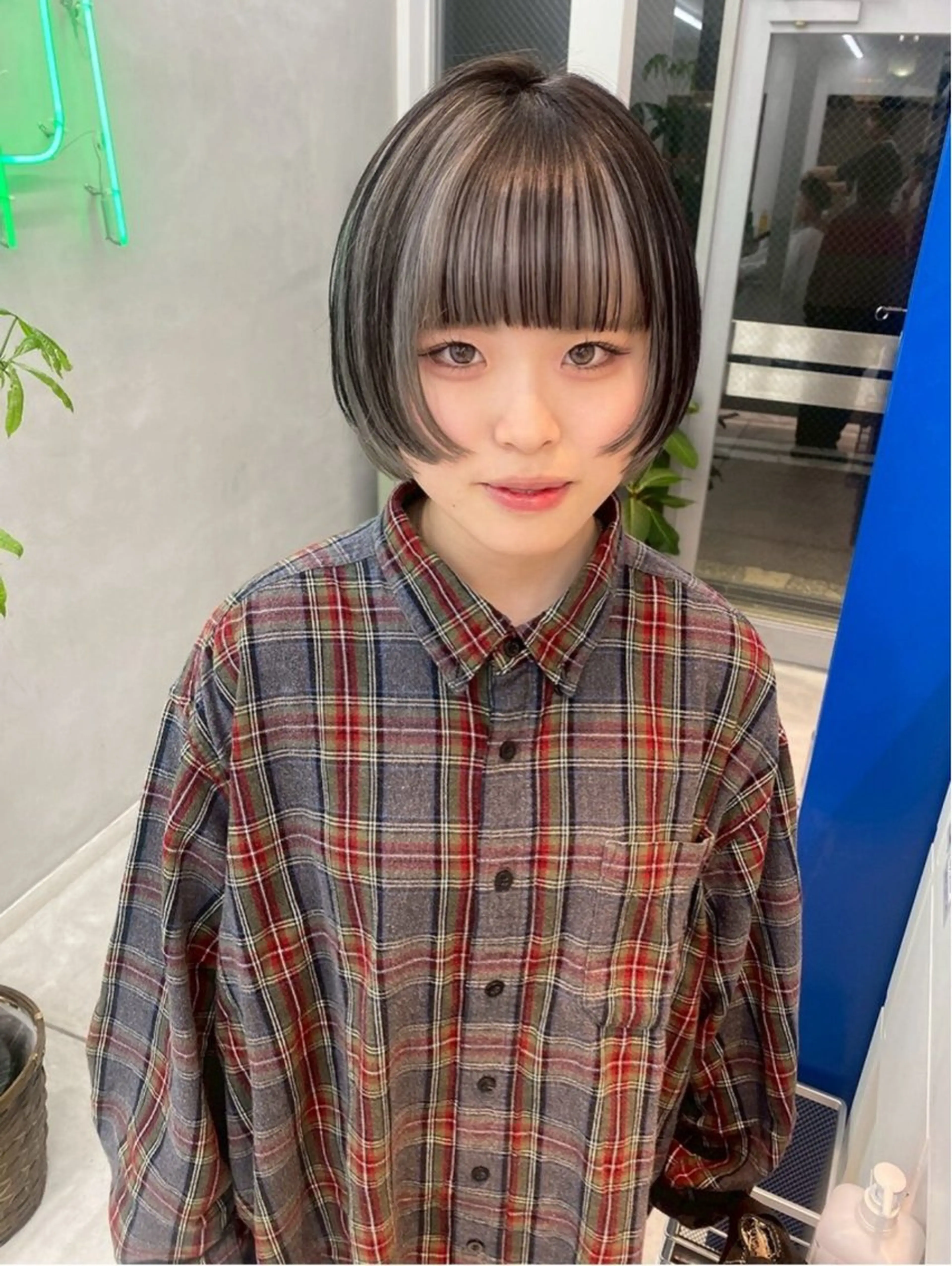 ショート カラー ユリナ /Chlori淡路店のヘアスタイル