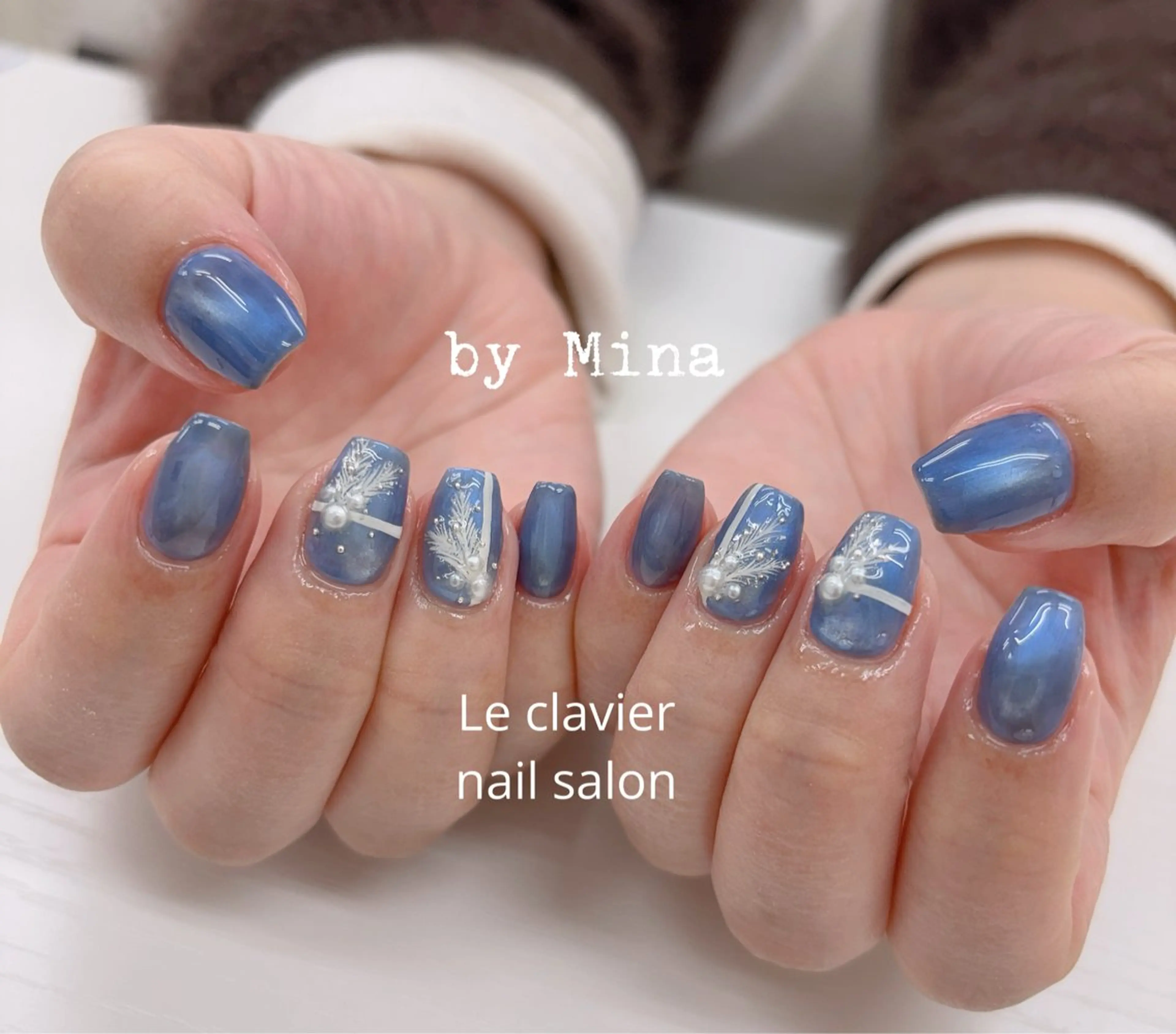 ネイル アートネイル 長さ出し ジェルネイル パラジェル スカルプネイル Mina Nailのネイルデザイン