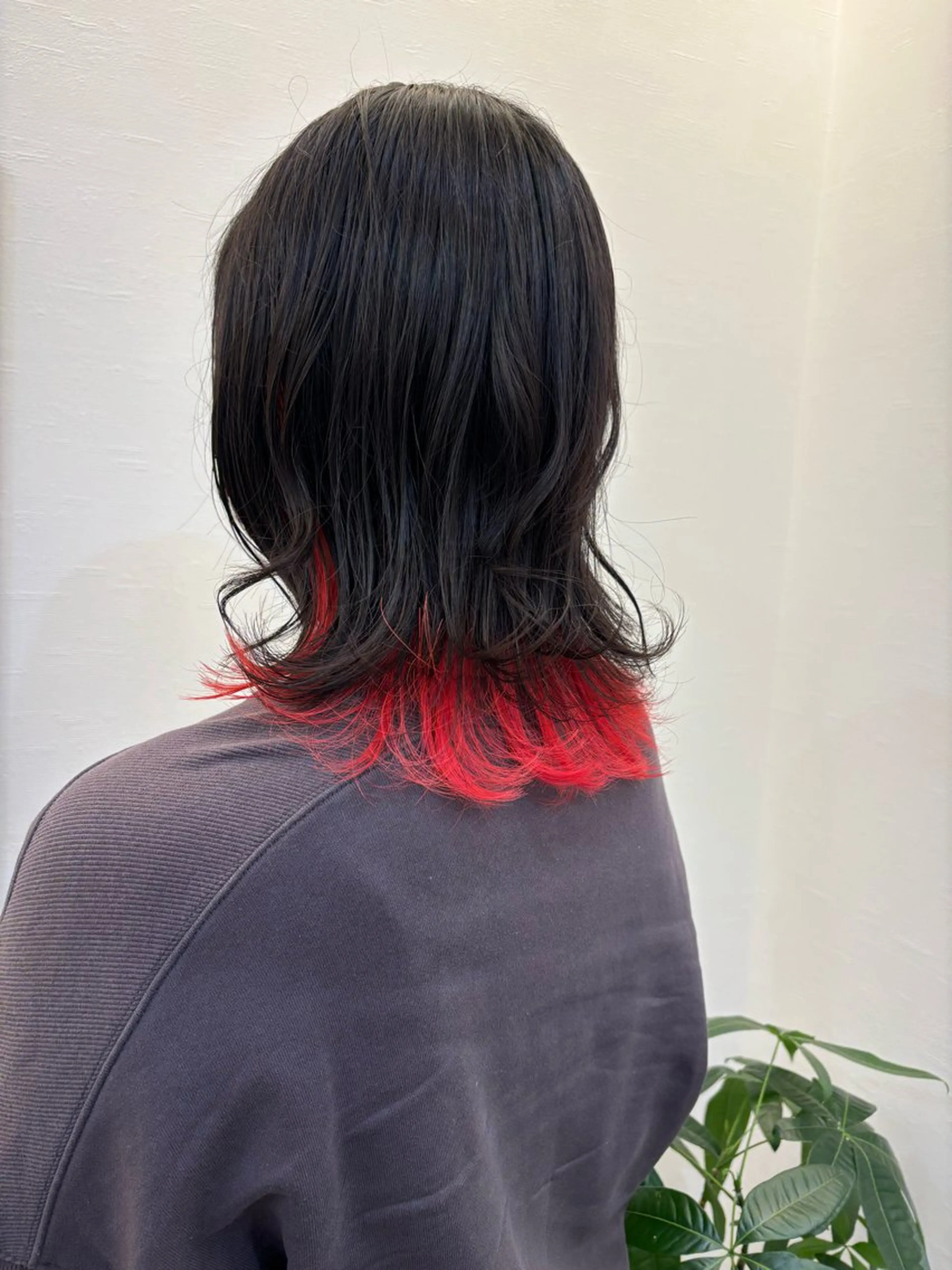 カラー ツノガイ エリのヘアスタイル