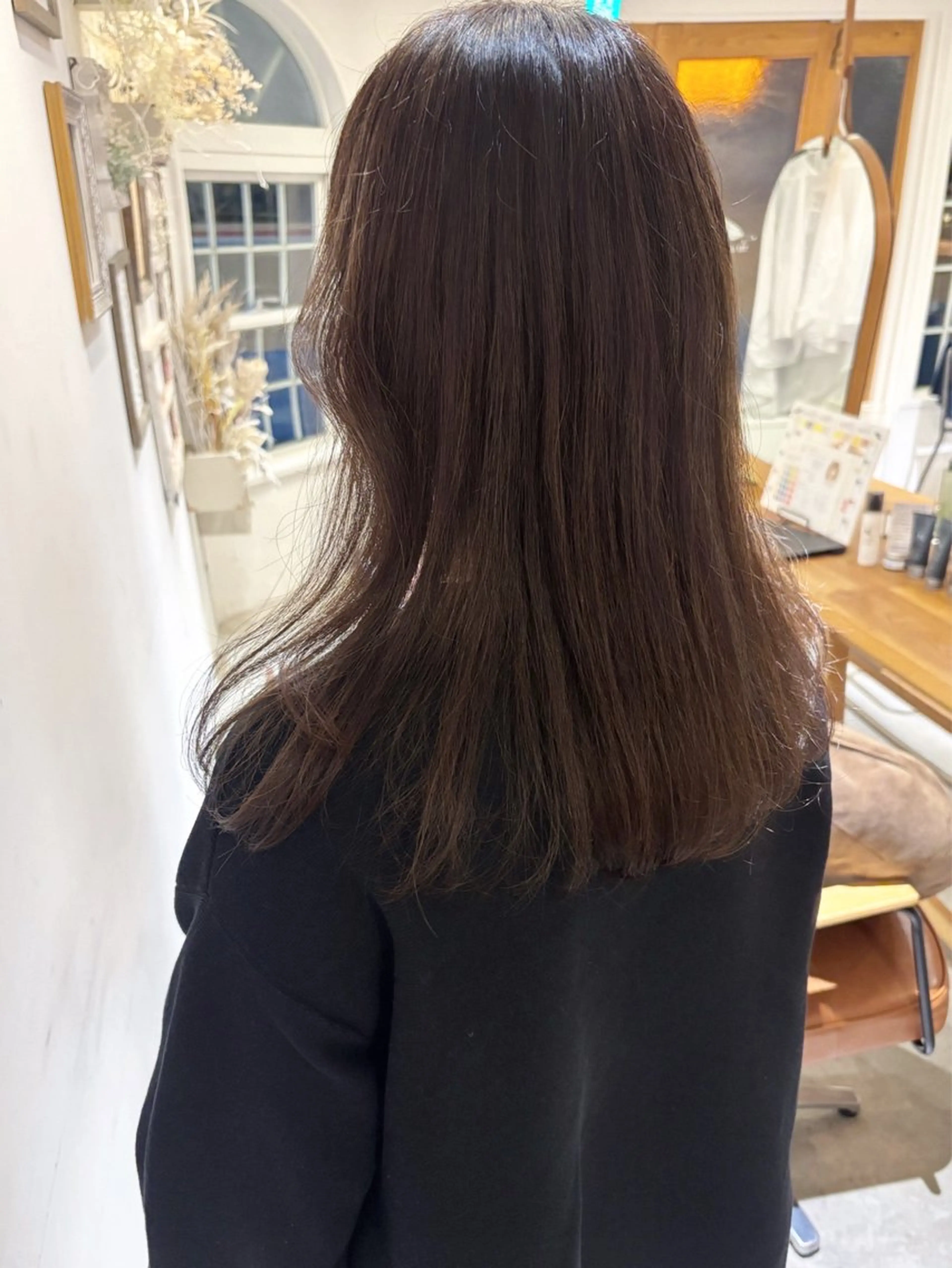 ロング シアーブラウン 豊中カットモデル🎀 kaedeのヘアスタイル