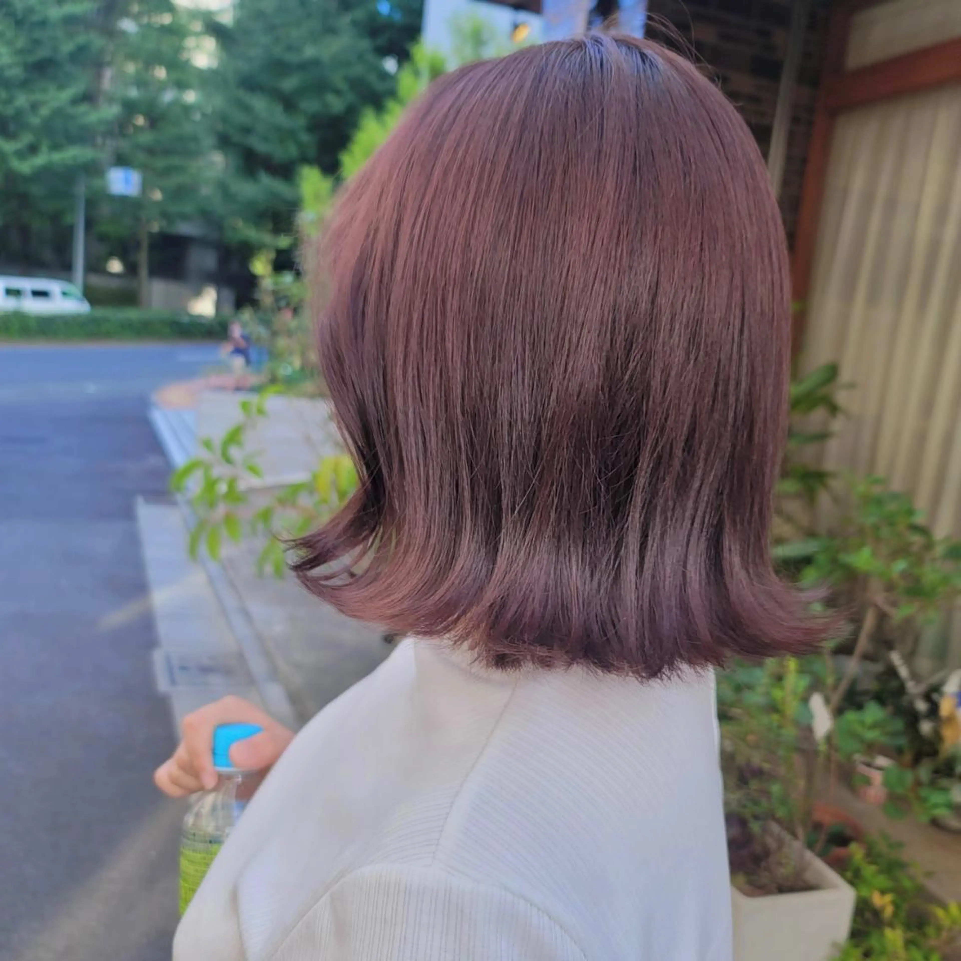 ショート カラー ヘアアレンジ ブリーチ ブリーチなしカラー yu-ri🩷 韓国ヘアのヘアスタイル