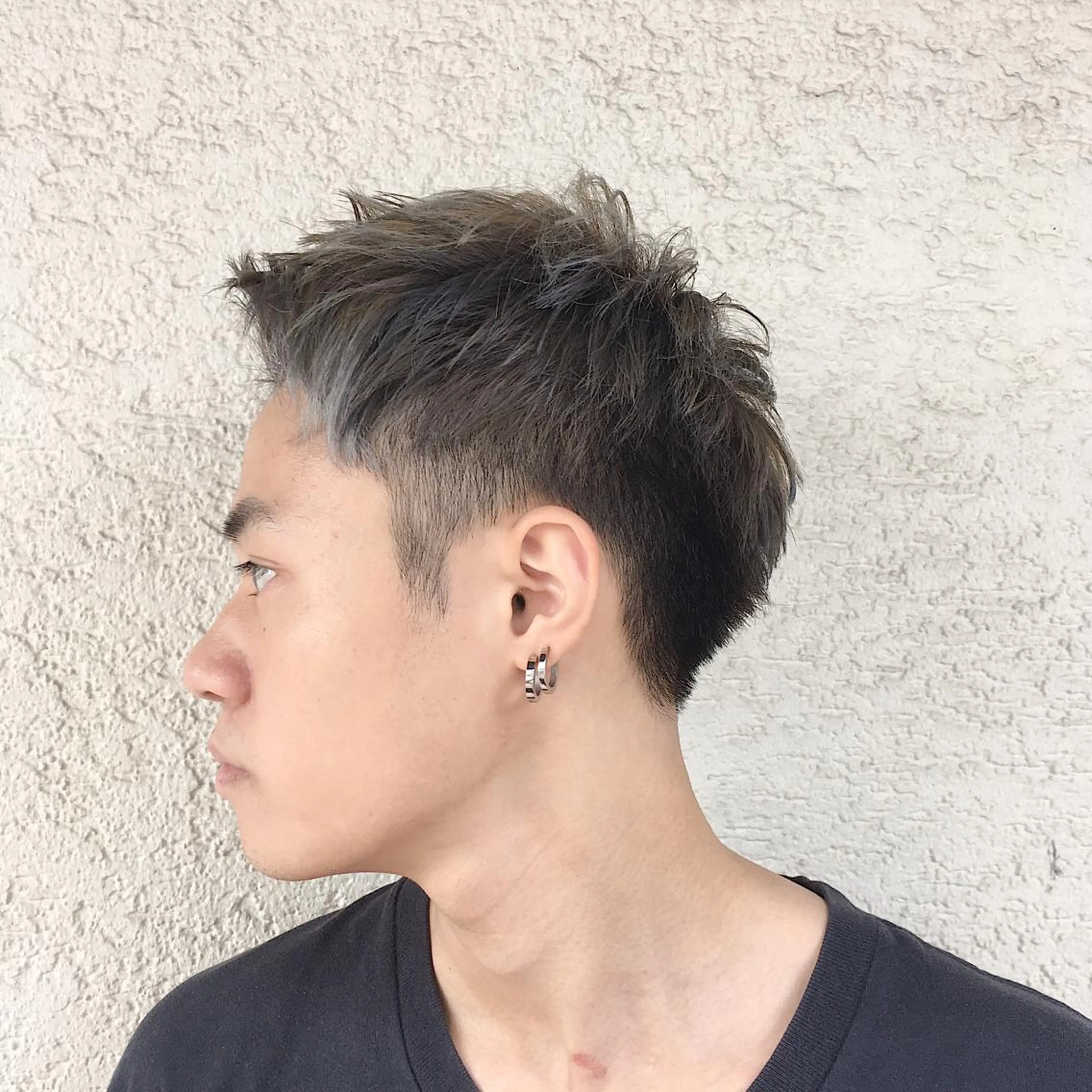カラー メンズ 黒髪 メンズサロン rootのヘアスタイル