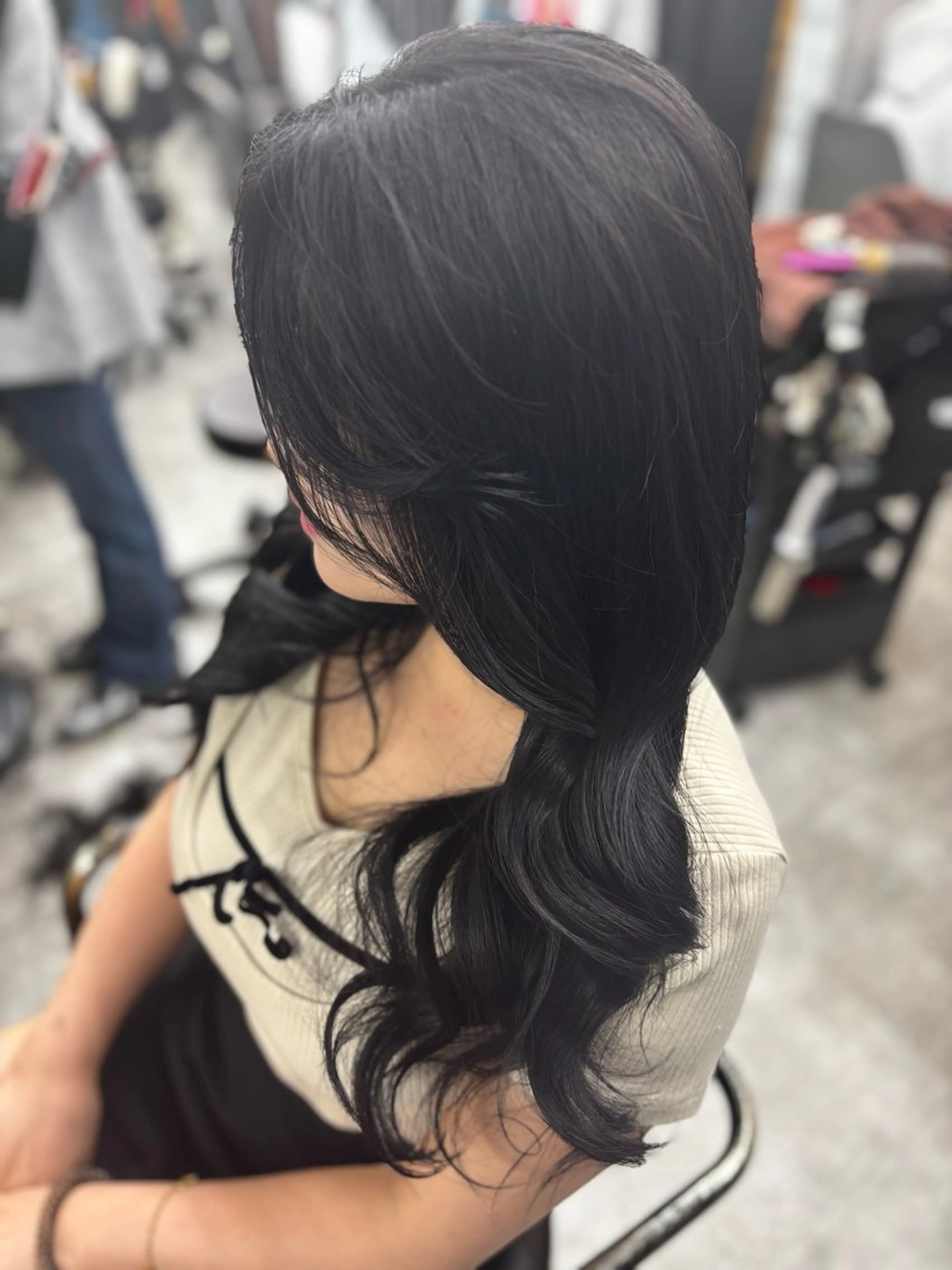 ロング カット ヘアカラー トリートメント 似合わせ💖トレンド ✨TAKAMI😊のヘアスタイル