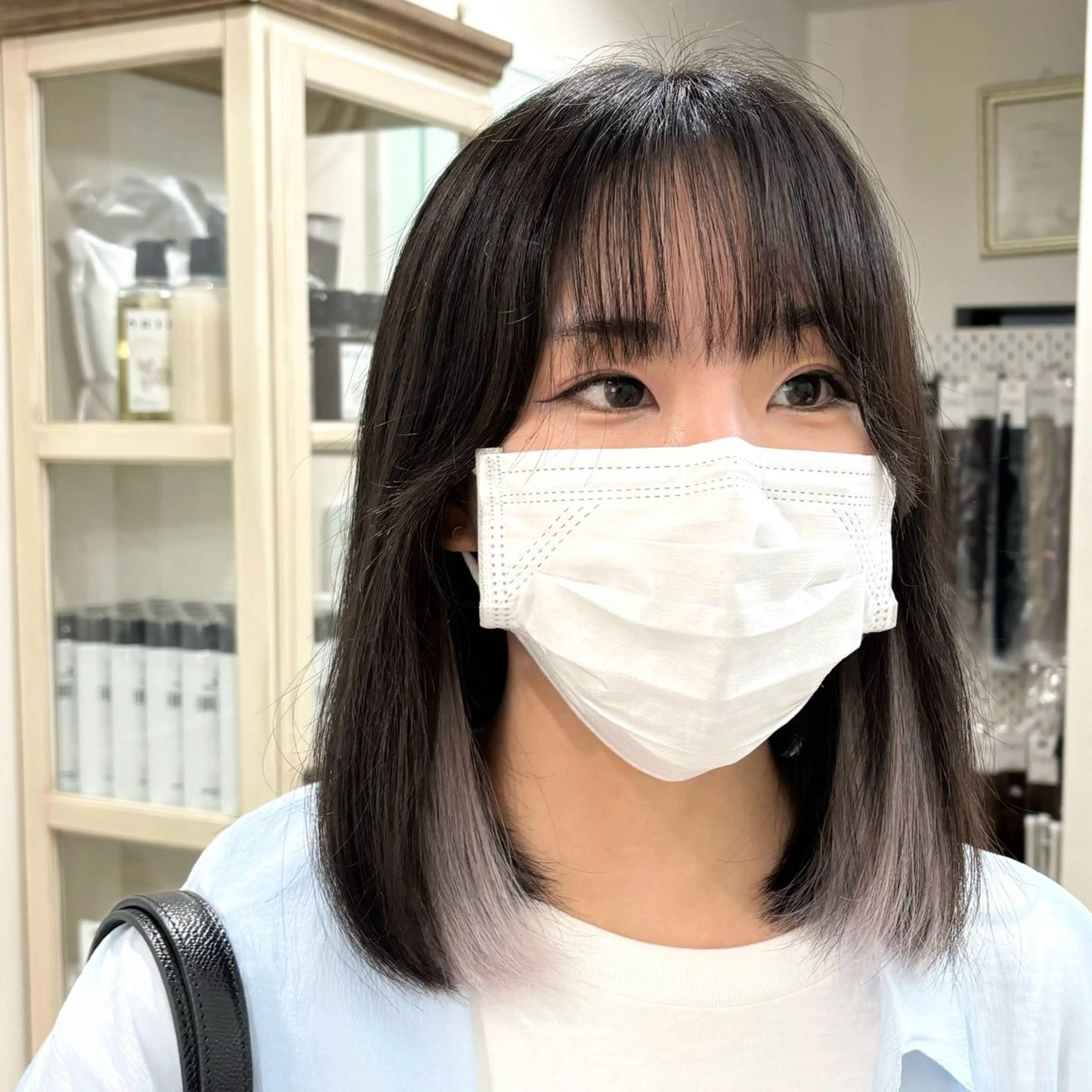 ショート エクステ 美容室ORIKA AI レイヤーカットのヘアスタイル