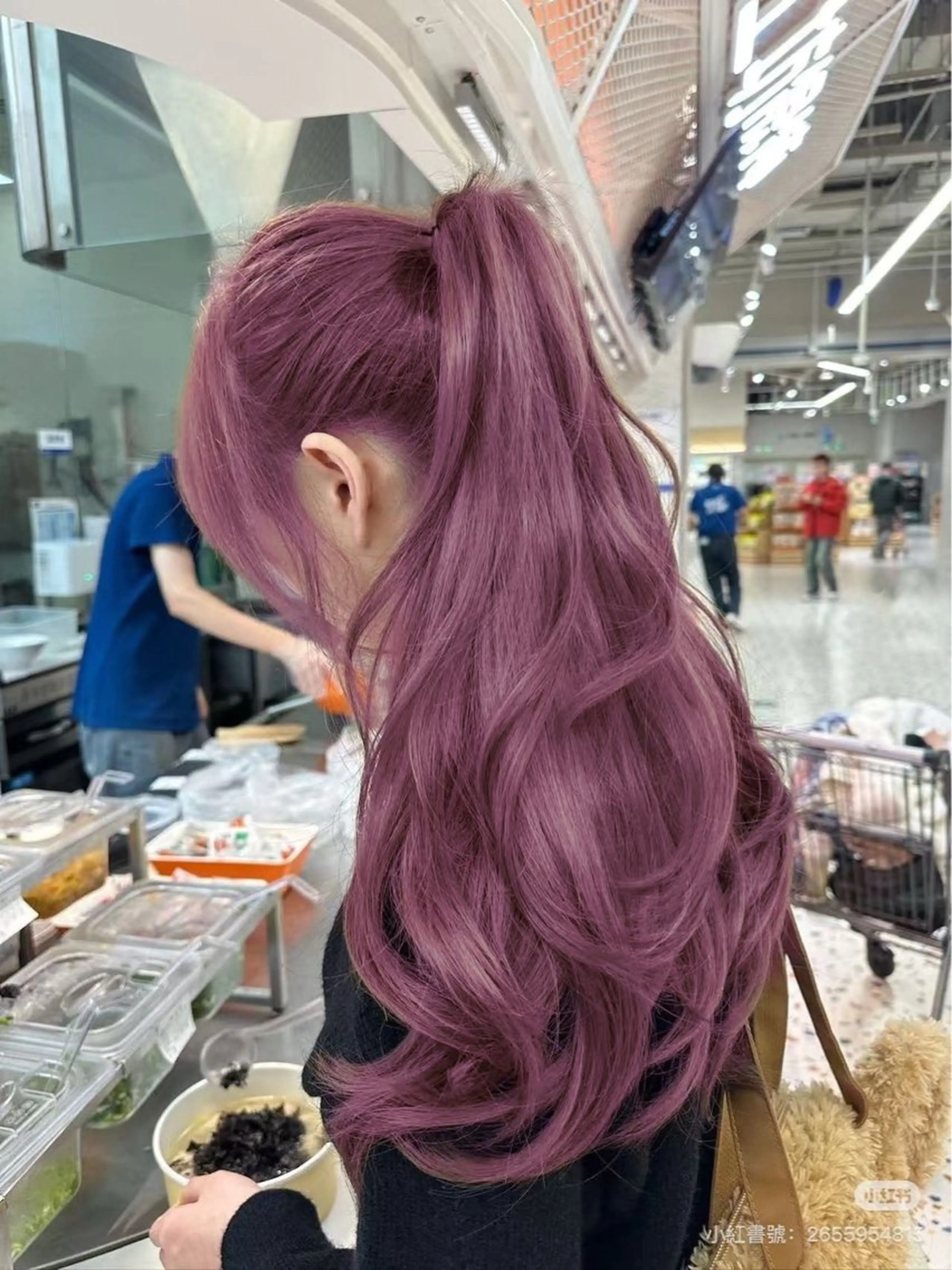 ロング カラー ヘアカラー トリートメント 韓国ワンホンヘア 🎀SHIONEのヘアスタイル