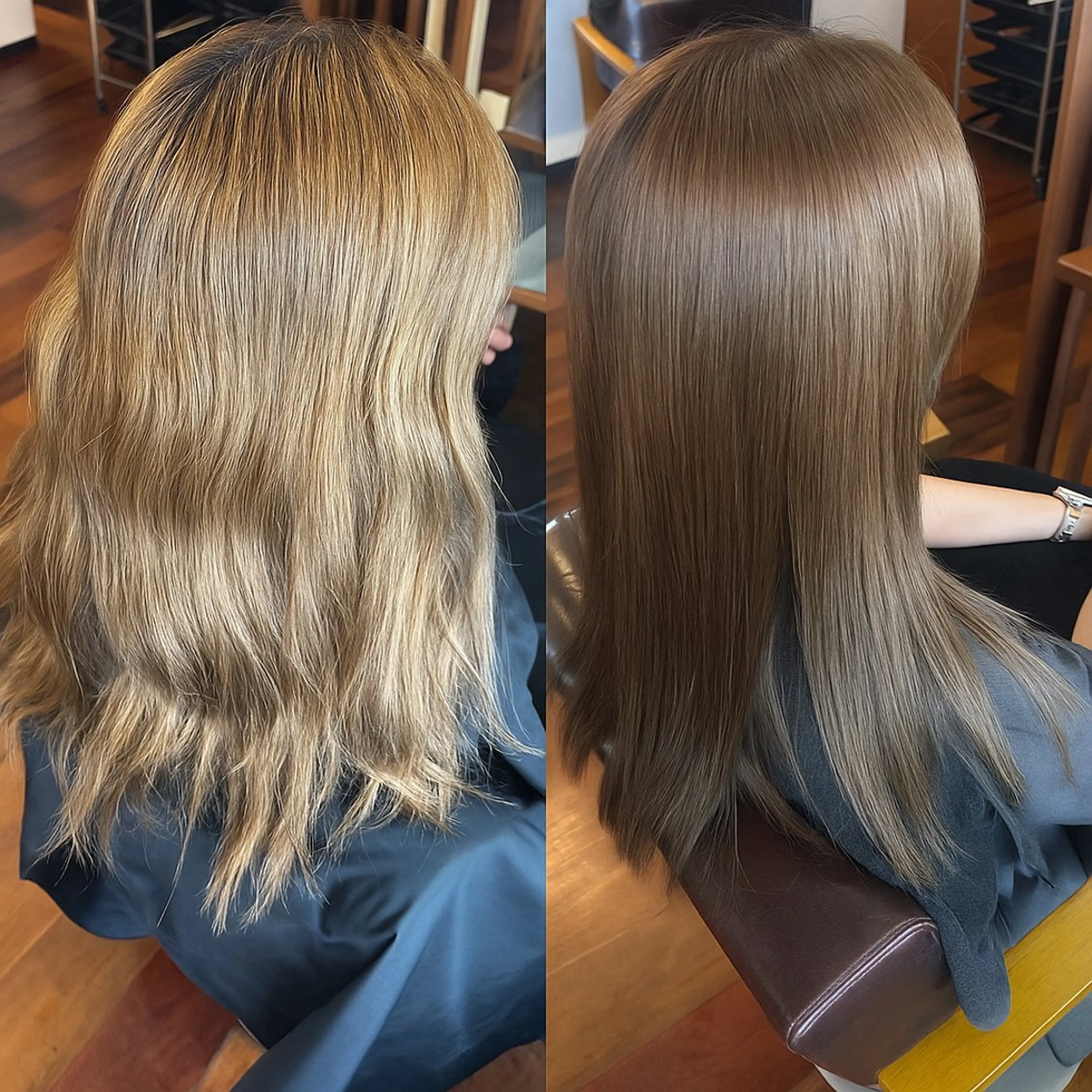 セミロング ヘアカラー ヘッドスパ RELACE 千葉 恋華🎀のヘアスタイル