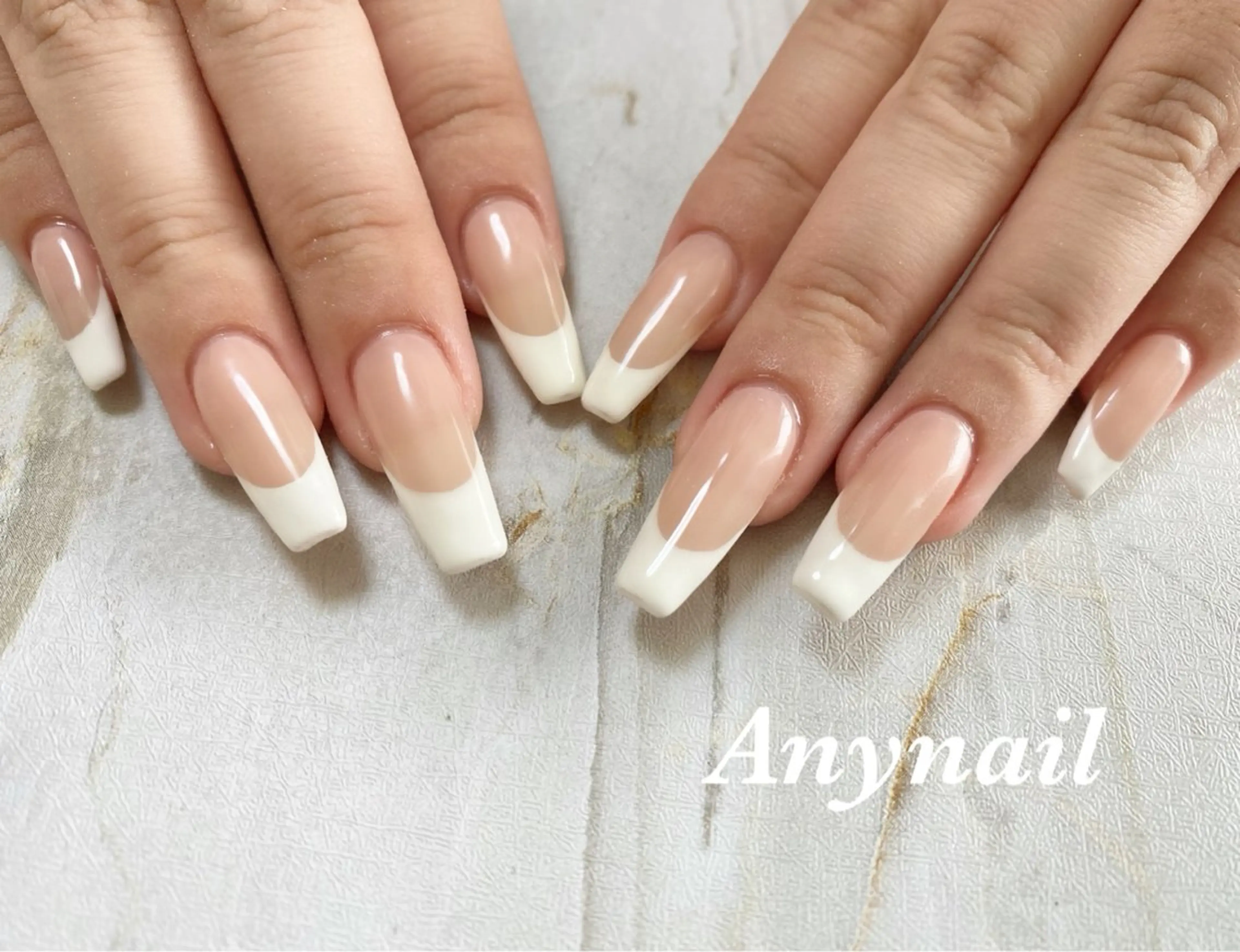 ネイル ブルー ハンドネイル 岩澤 恵子のネイルデザイン