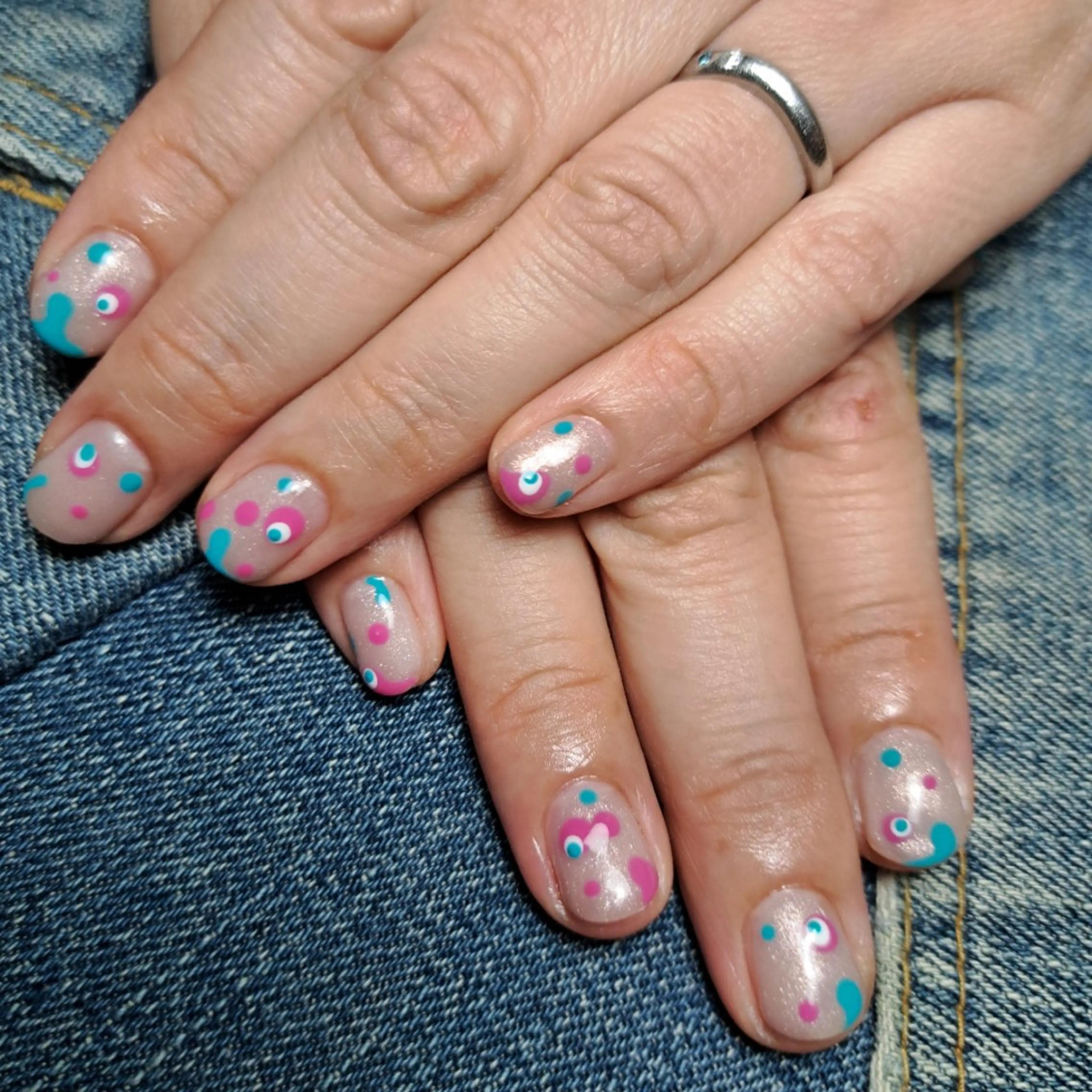 ネイル ピンク ハンドネイル HAYASHI  Nのネイルデザイン