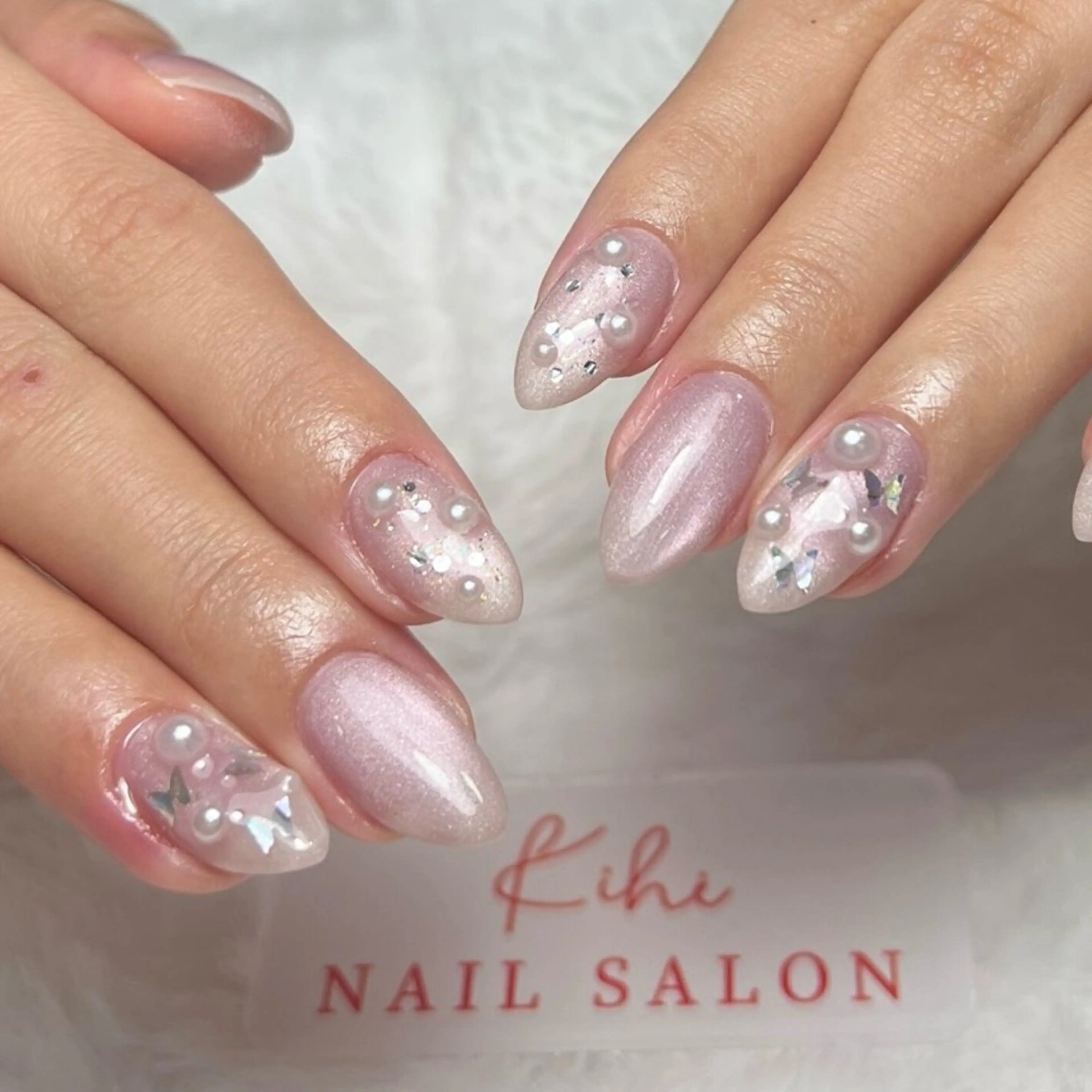 ネイル アートネイル フレンチネイル ジェルネイル グラデーション 韓国ネイル ハンドネイル 久保田 マリコのネイルデザイン