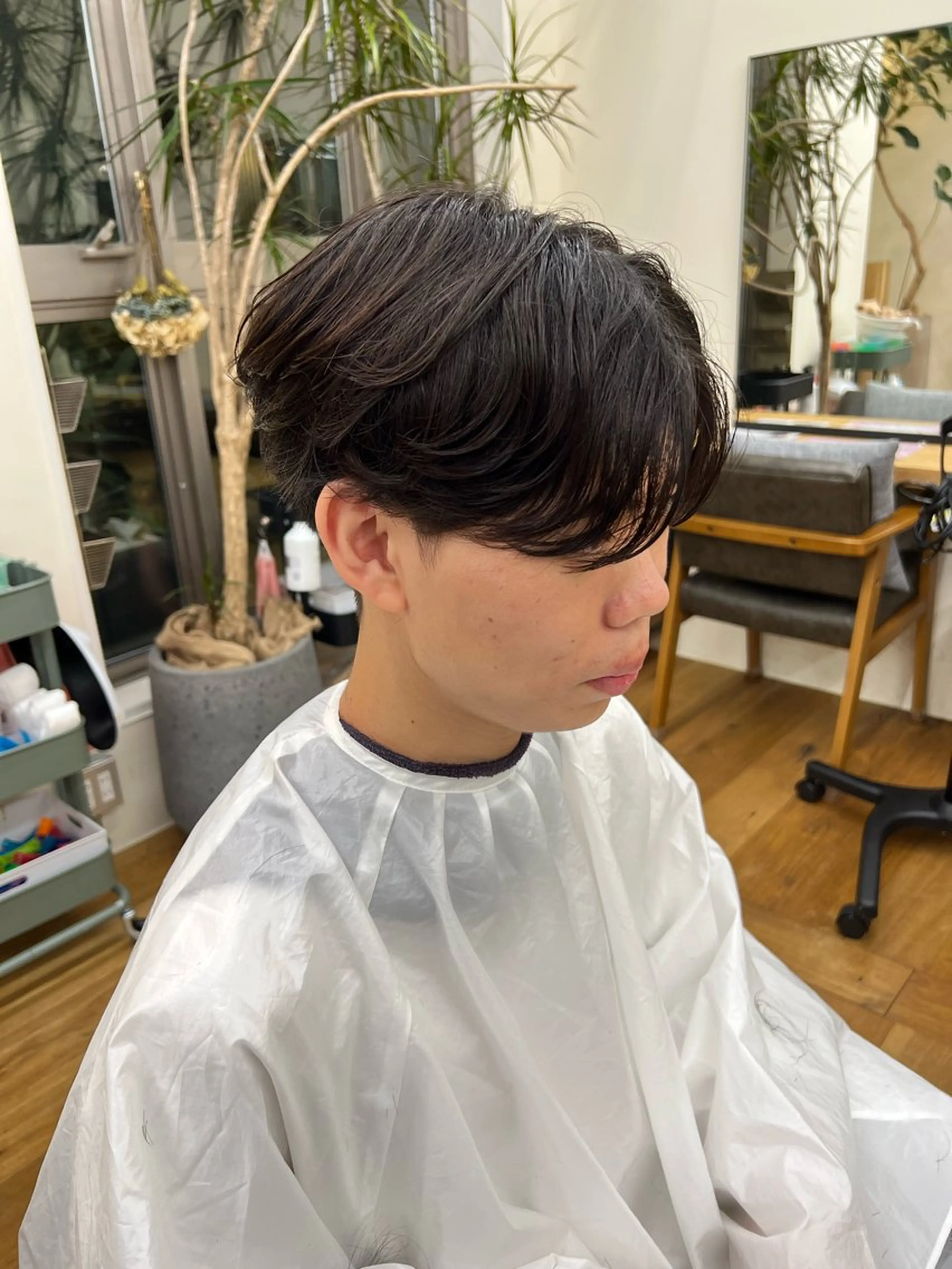 パーマ メンズ メンズ韓国風 メンズパーマ ニュアンスパーマ 抜きっぱなしブロンド /ハイトーン/カナタのヘアスタイル