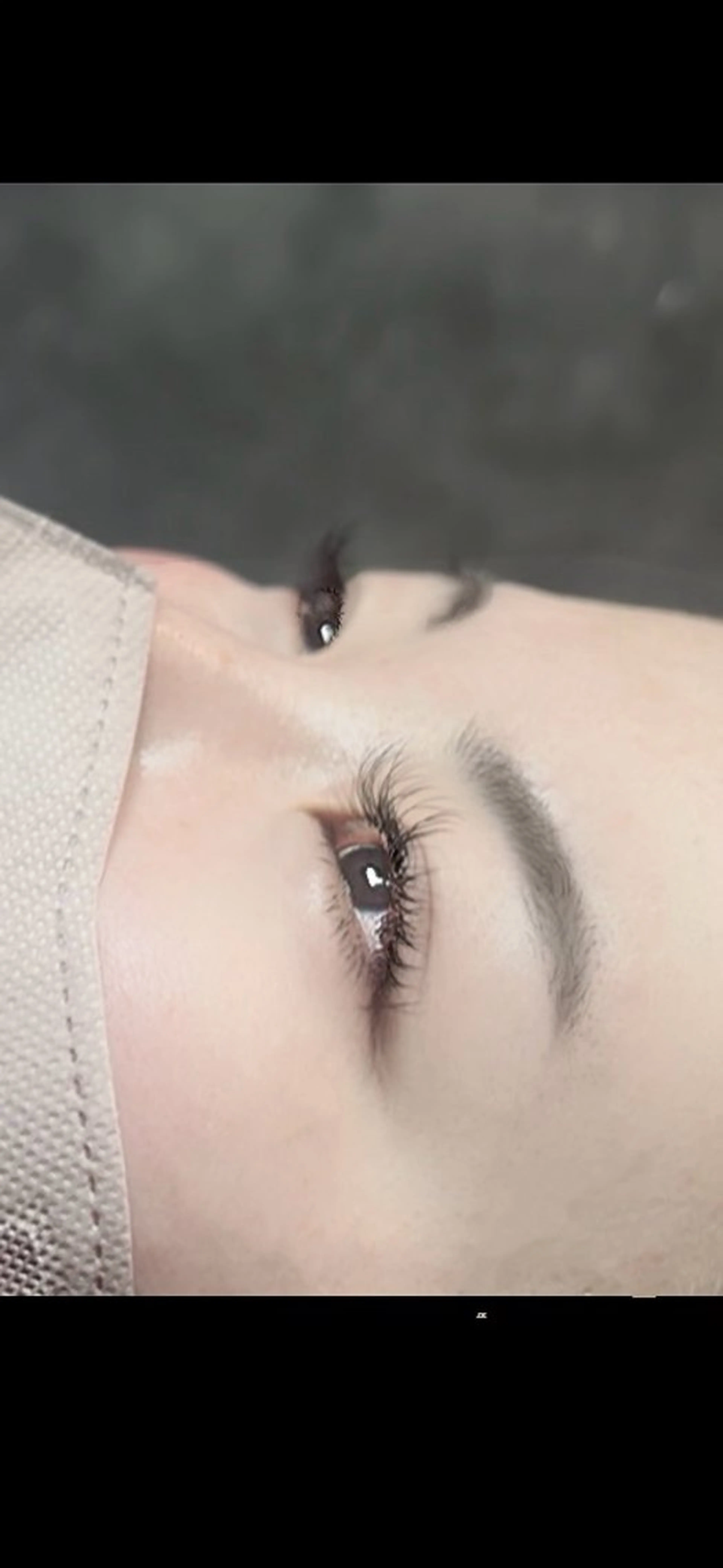 マツエク・マツパ フラットラッシュ よしなり あみのヘアスタイル