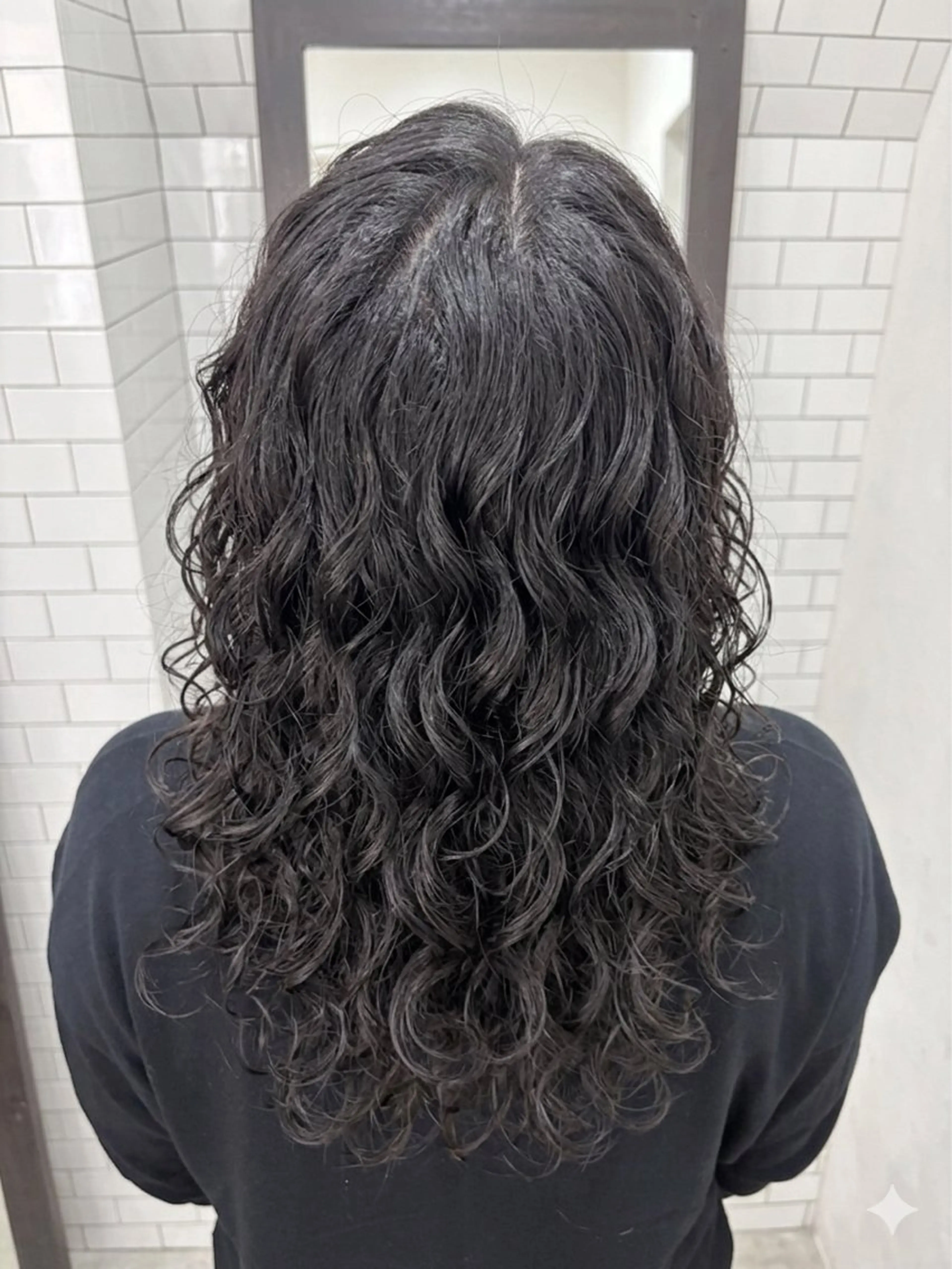 セミロング パーマ セミロングパーマ 外国人風カラー 中区/legare 🌈山村/髪質改善のヘアスタイル