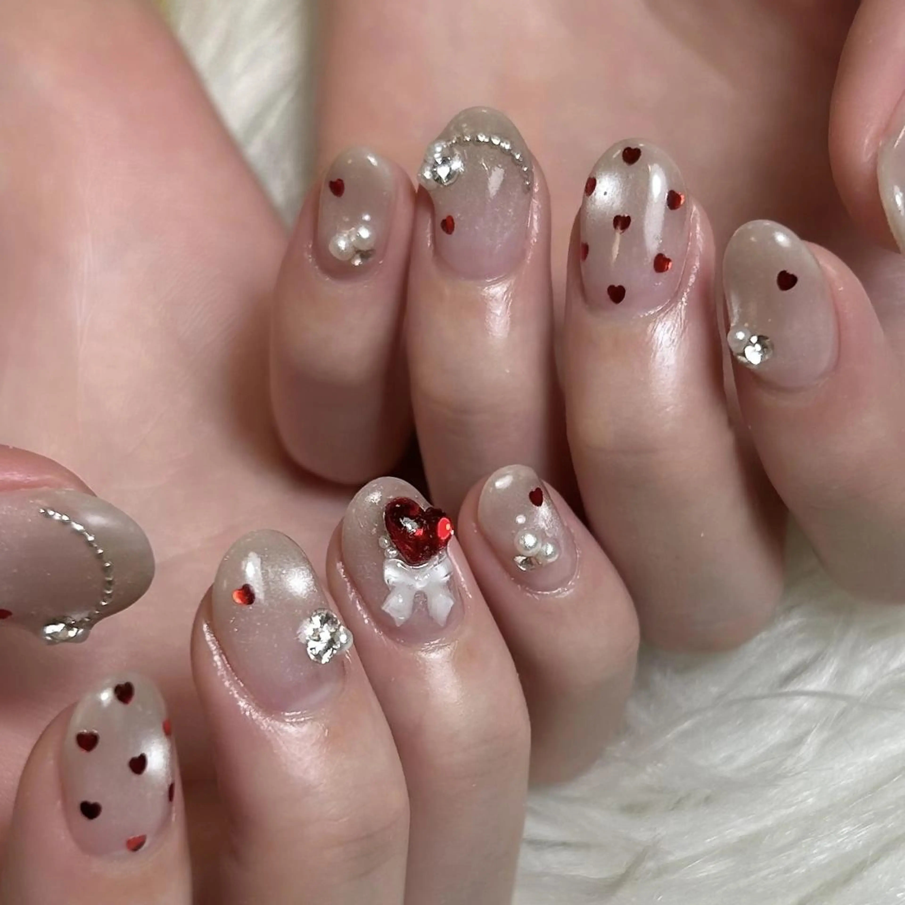 ネイル 長さ出し ジェルネイル ロングネイル パラジェル ワンホンネイル 南森町rebest 💅nailのネイルデザイン