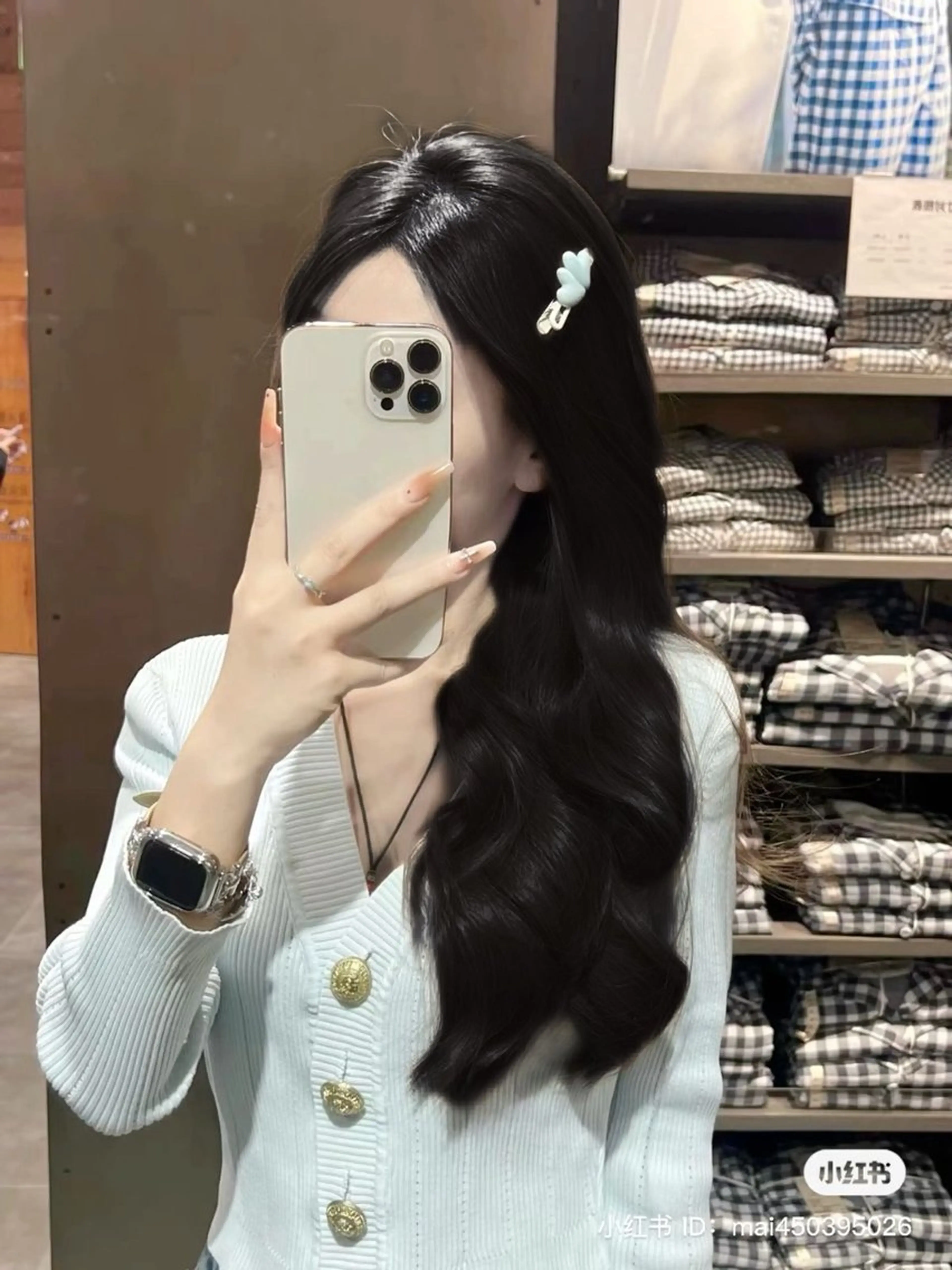 ロング カラー 黒髪 ブリーチなし🌼トレ ンド🌼似合わせのヘアスタイル