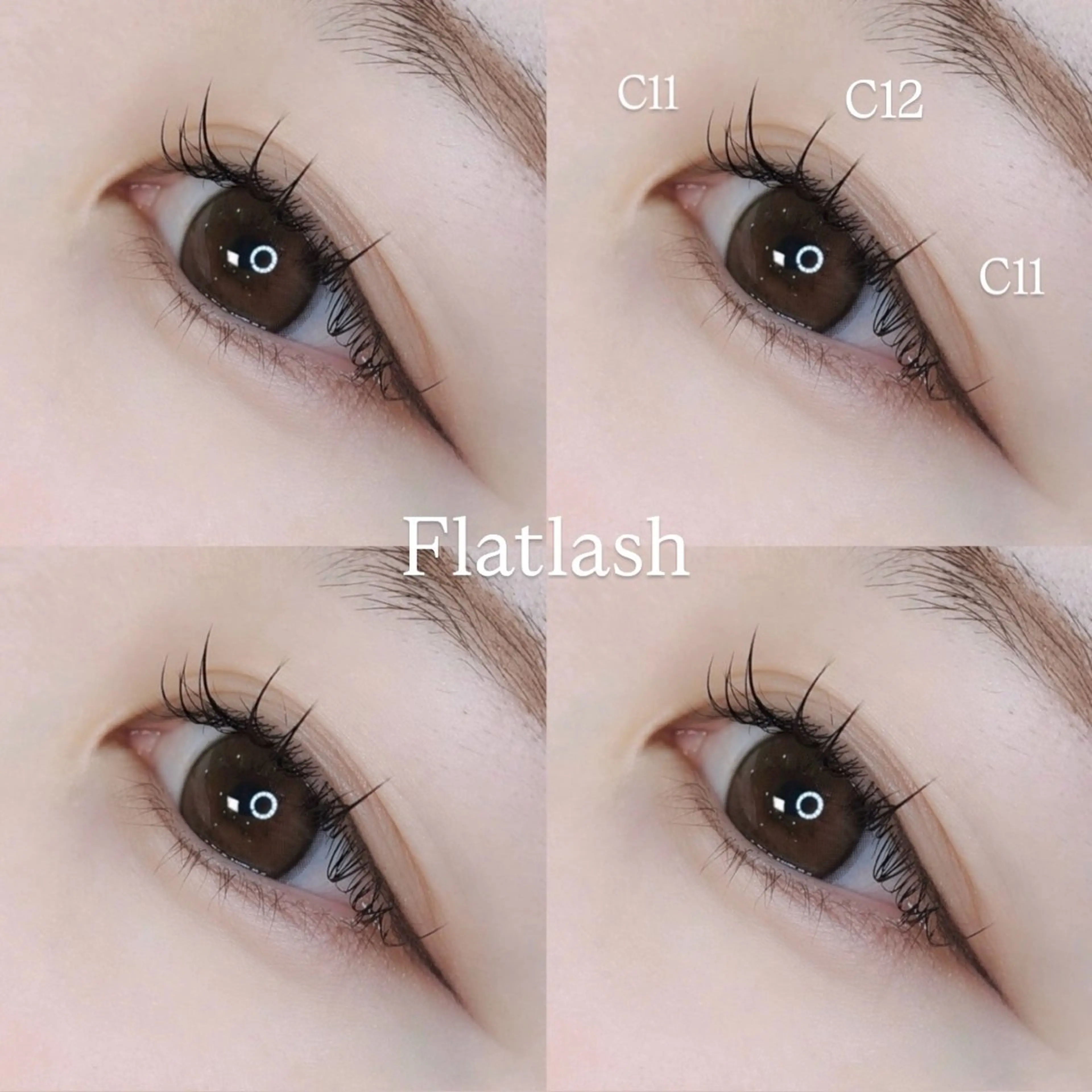 マツエク・マツパ フラットラッシュ OLIVIA 松本のマツエク・マツパデザイン