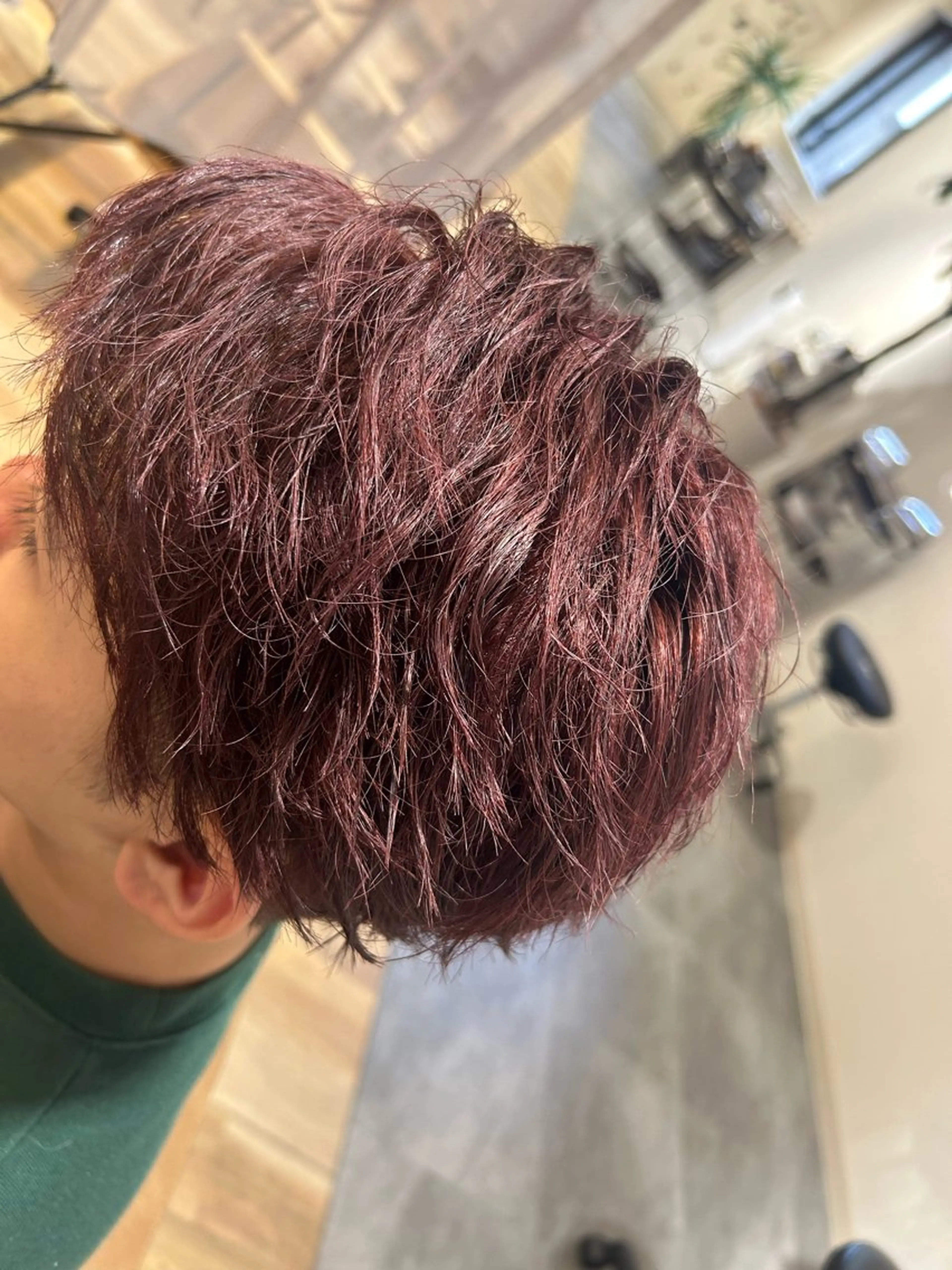 メンズカット+カラーの写真