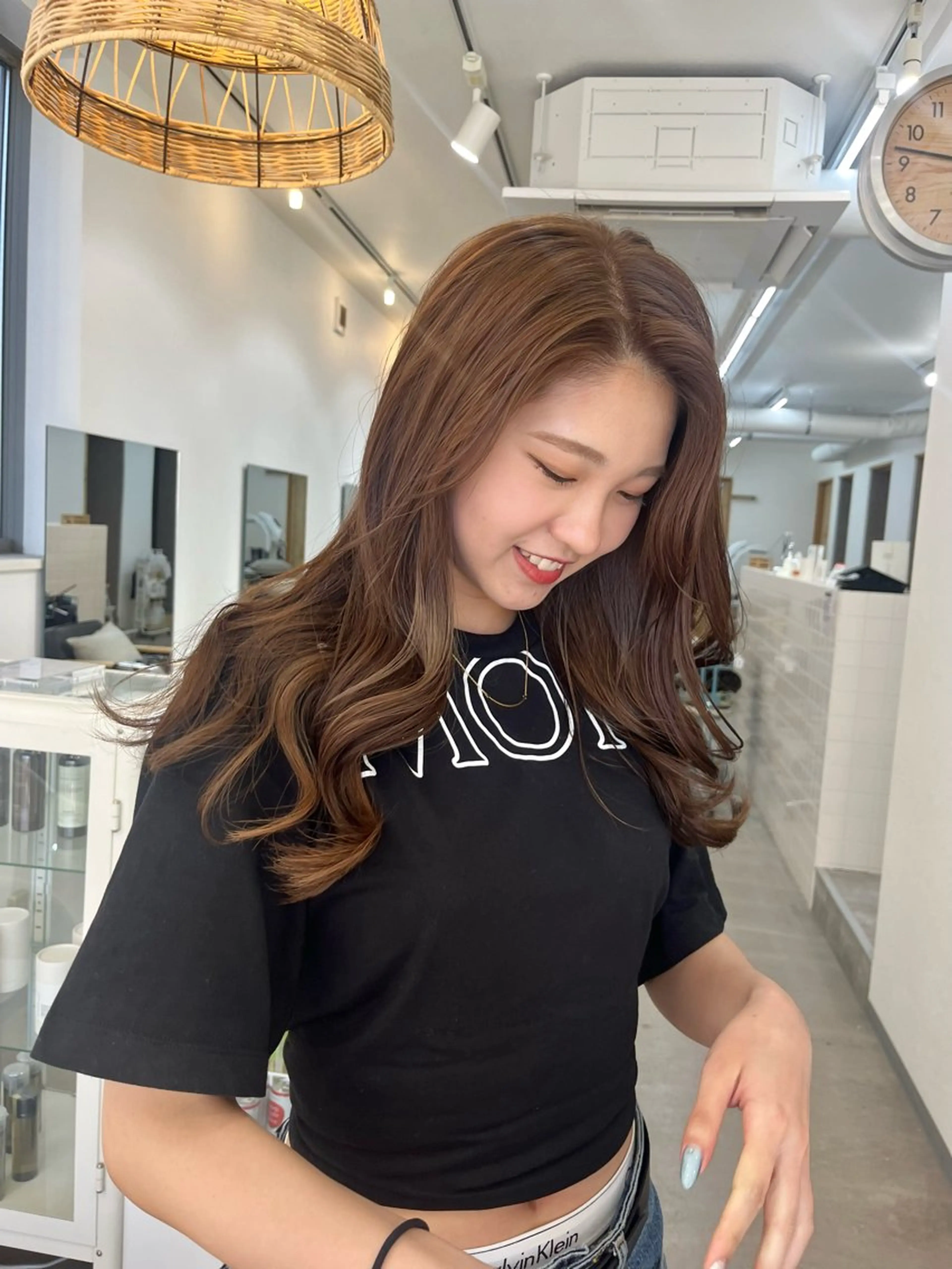 ロング カラー カット ヘアカラー トリートメント 🌼sunc HINAMI🌼のヘアスタイル