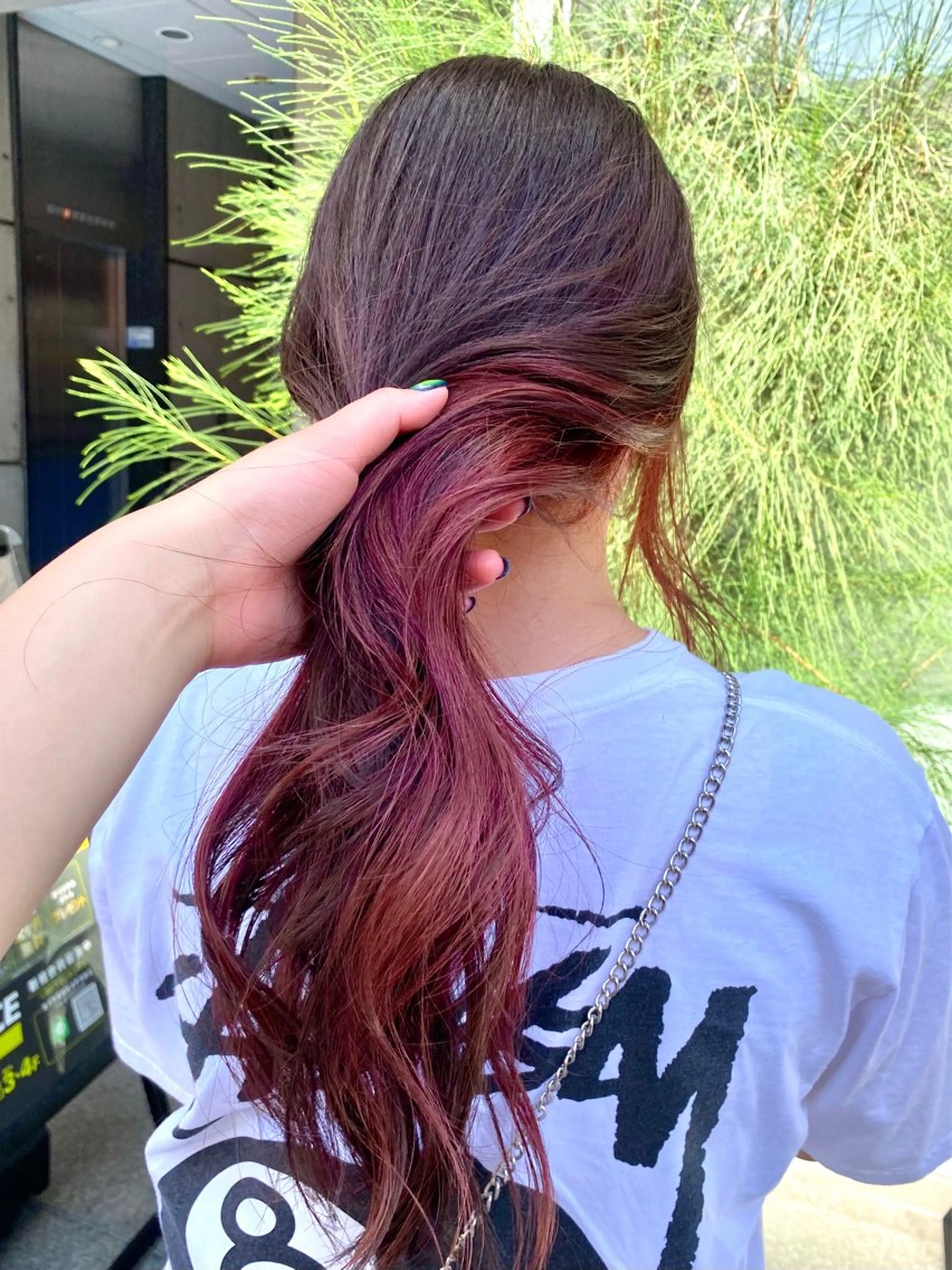 ロング ピンクブラウン otoha☆カラー/ レイヤー/八王子のヘアスタイル