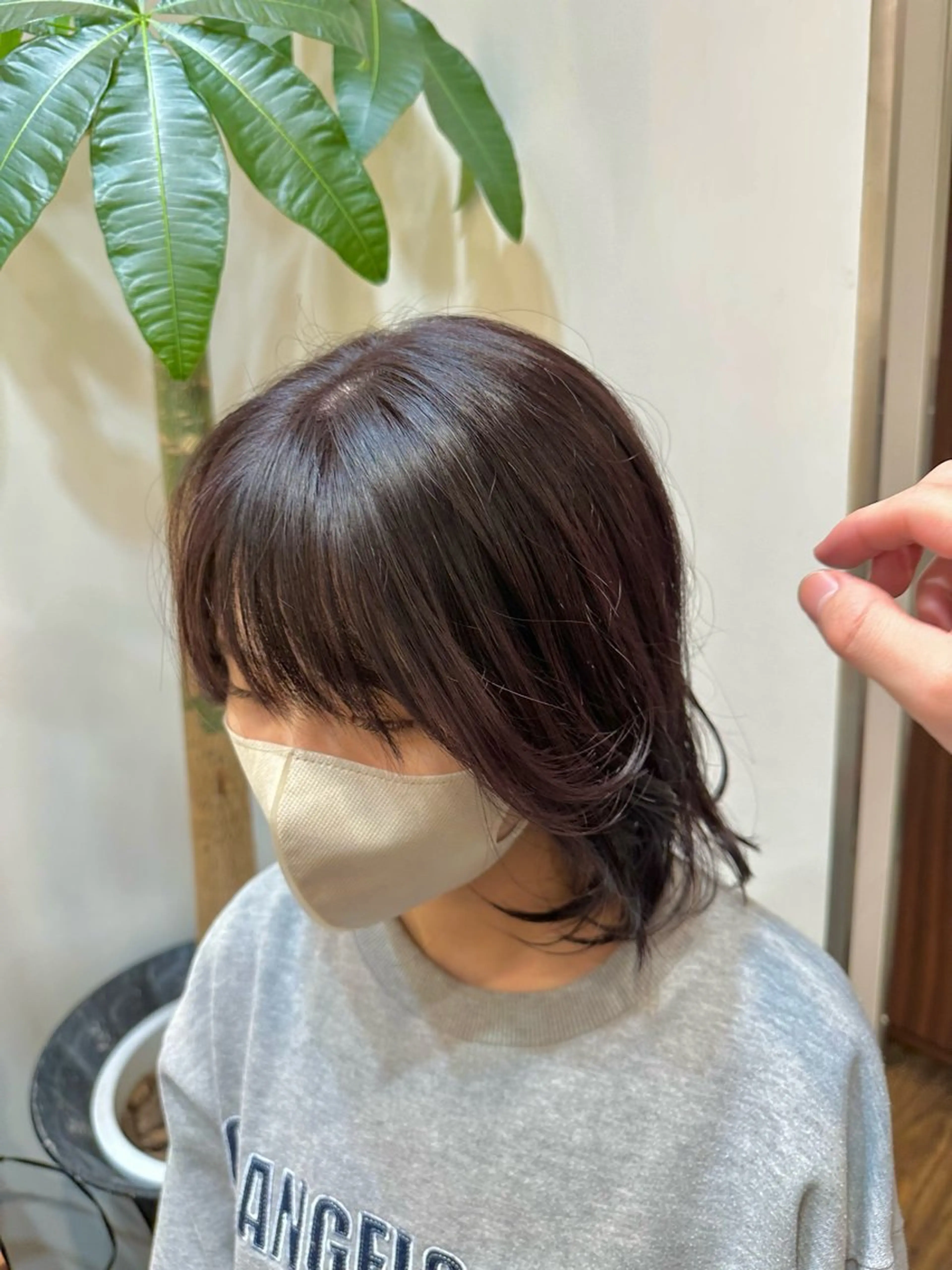 ミディアム カラー 大島 龍興のヘアスタイル
