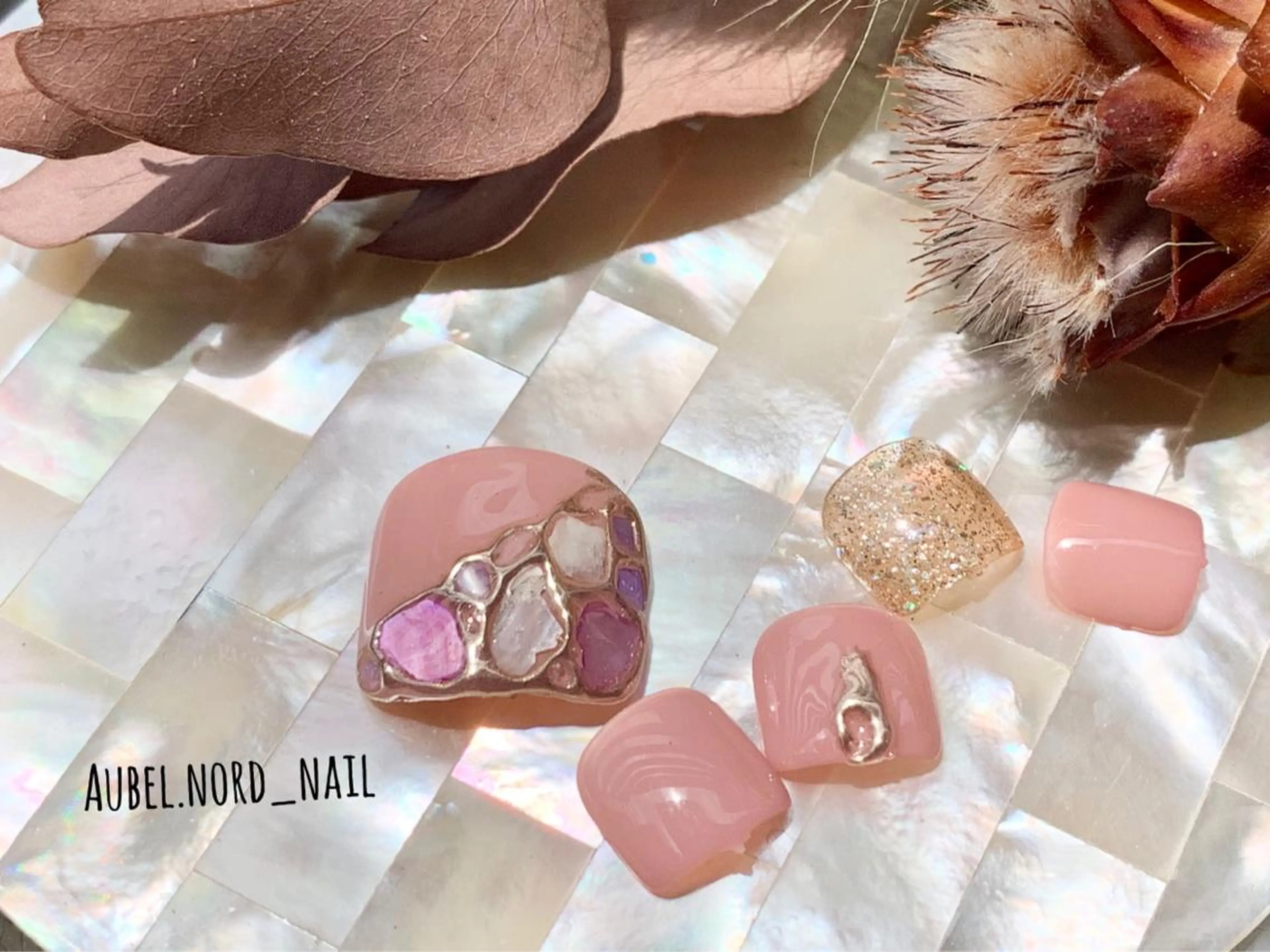 ネイル フットネイル Aubel.nord オーベルノールのネイルデザイン