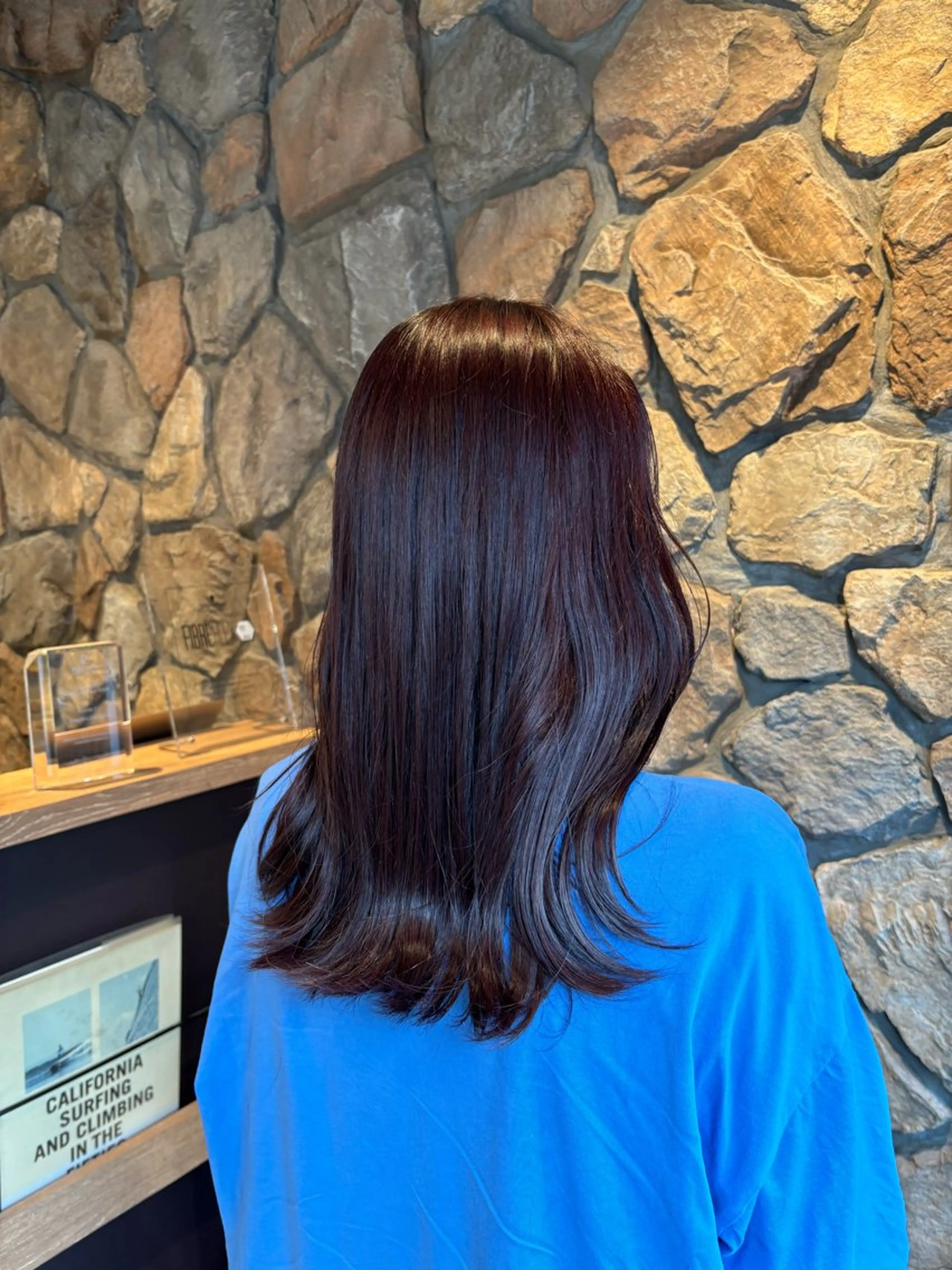 セミロング ヘアカラー トリートメント 小玉 唯依のヘアスタイル