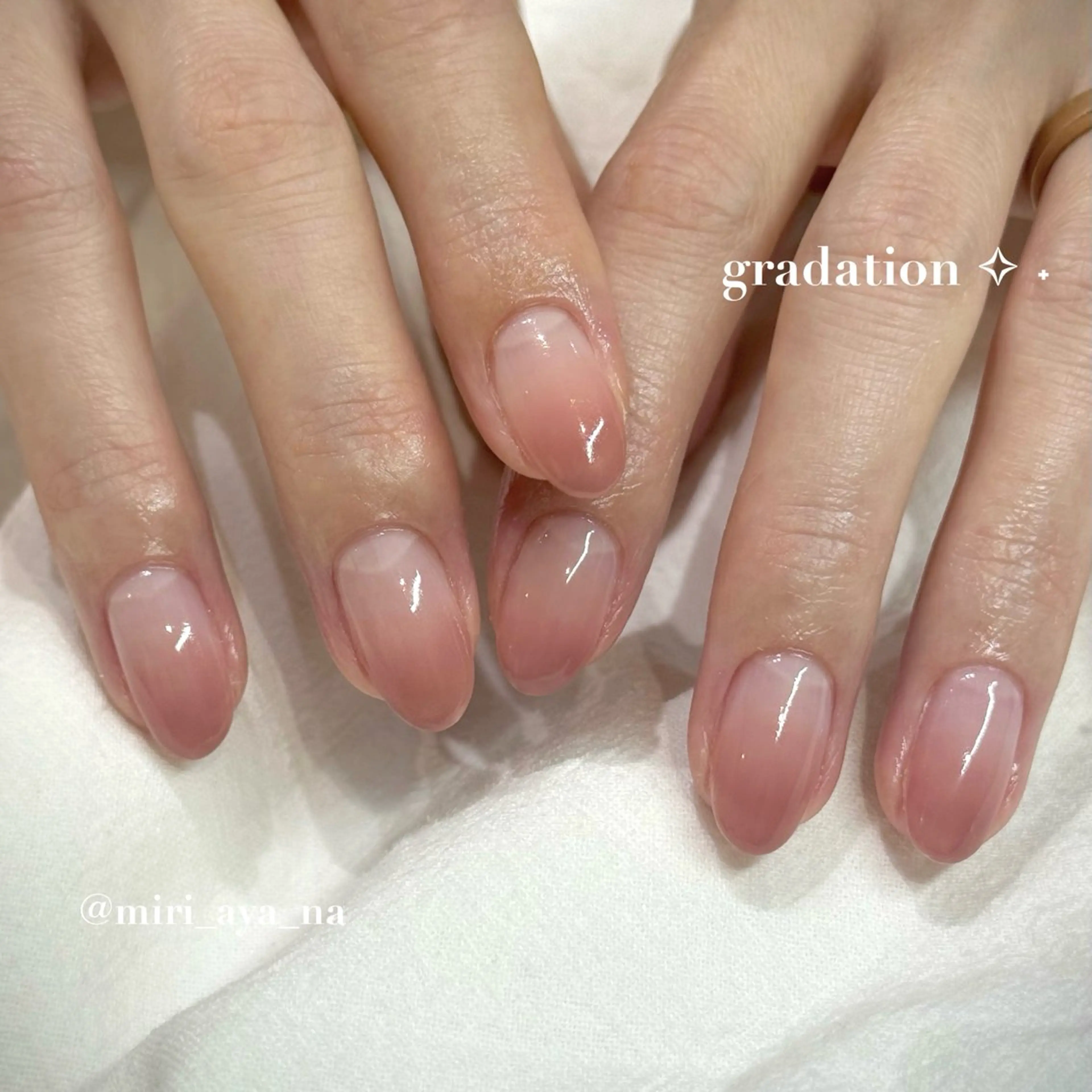 ネイル ハンドネイル 新宿代々木/ちゅるん キレイめ/miriのネイルデザイン