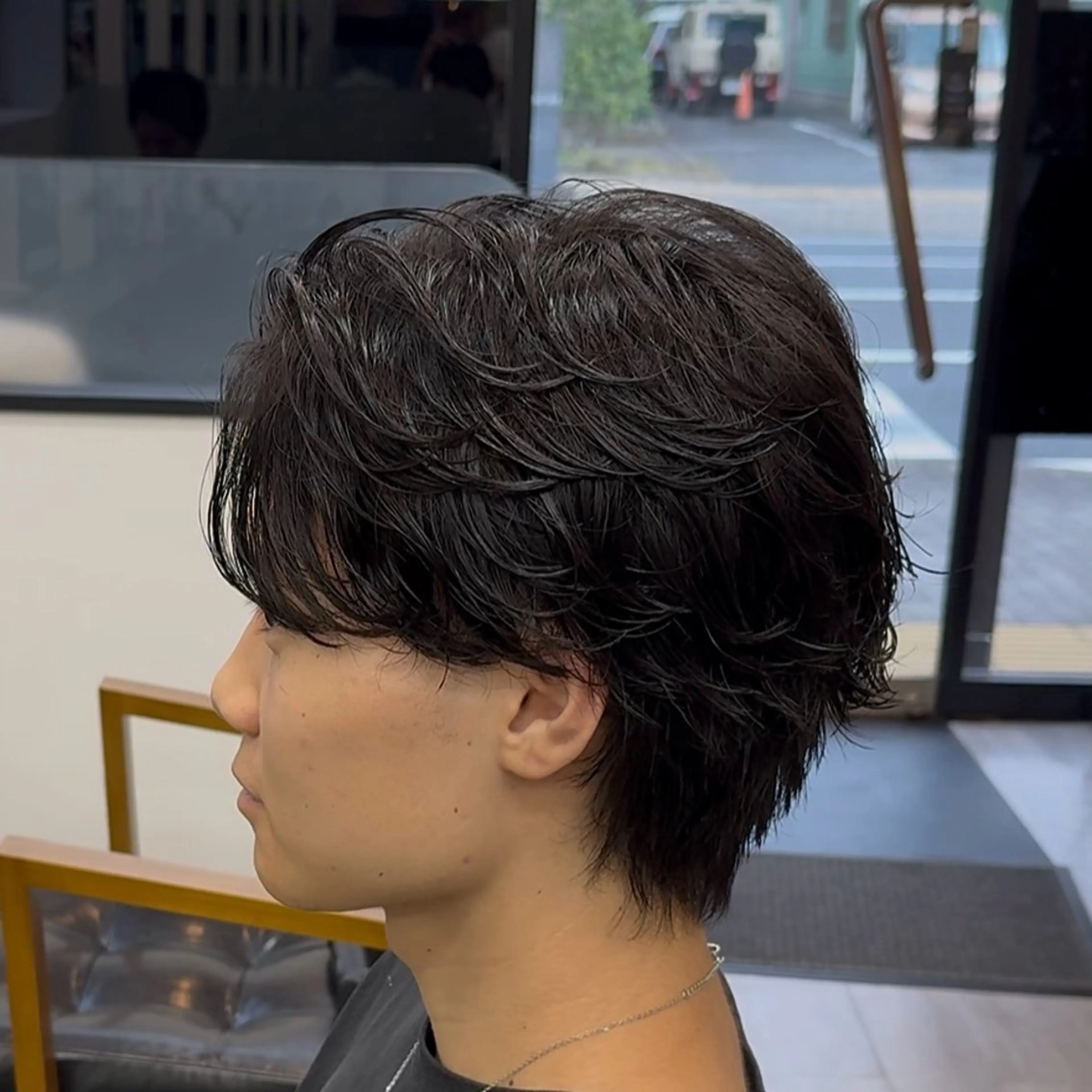 ショート パーマ メンズ カット パーマ メンズカット/パーマ 川崎　智大のヘアスタイル