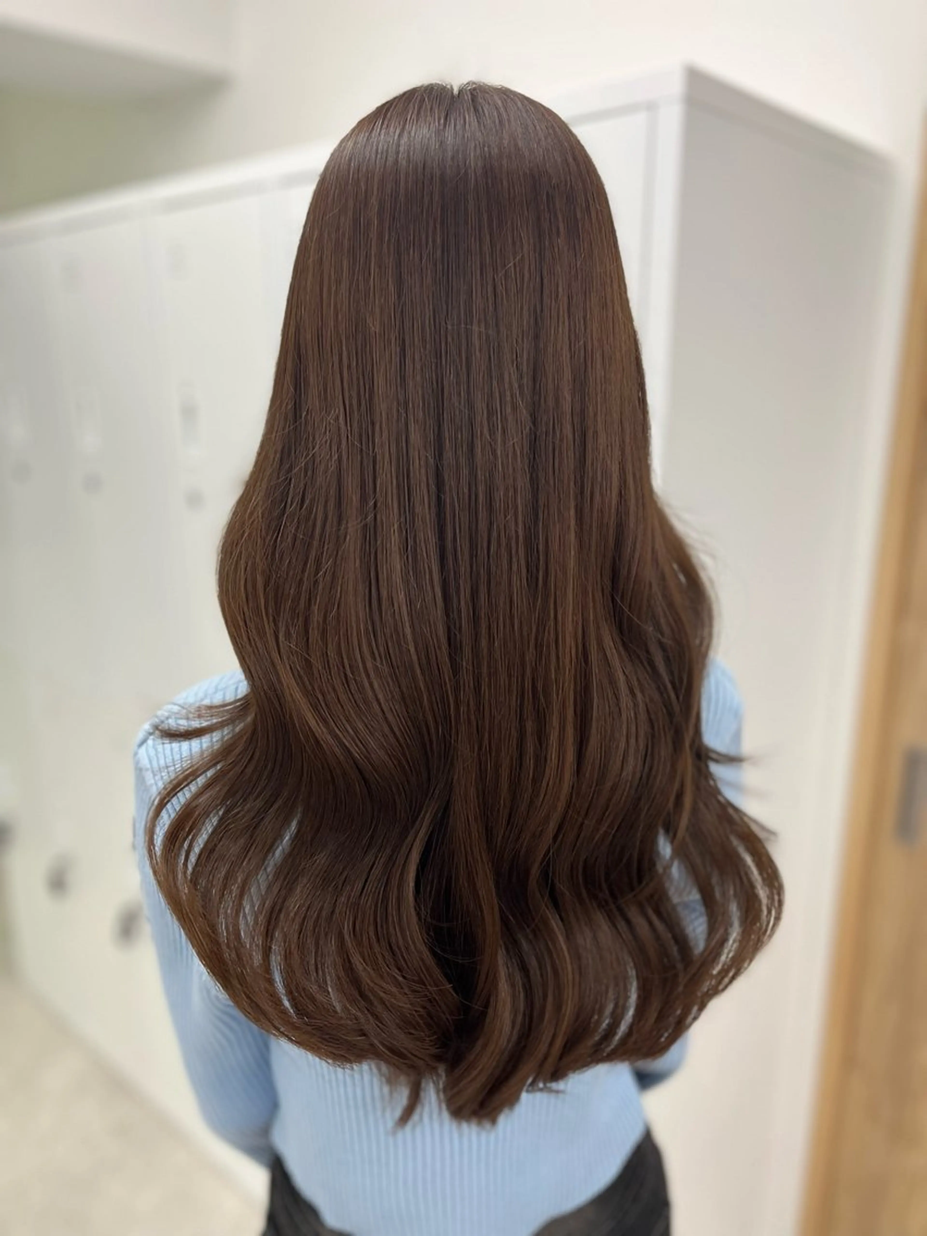 ロング カラー ベージュカラー ヘーゼル カット ヘアカラー トリートメント 🫧ぷる艶カラー🫧 Yuubi🦩のヘアスタイル