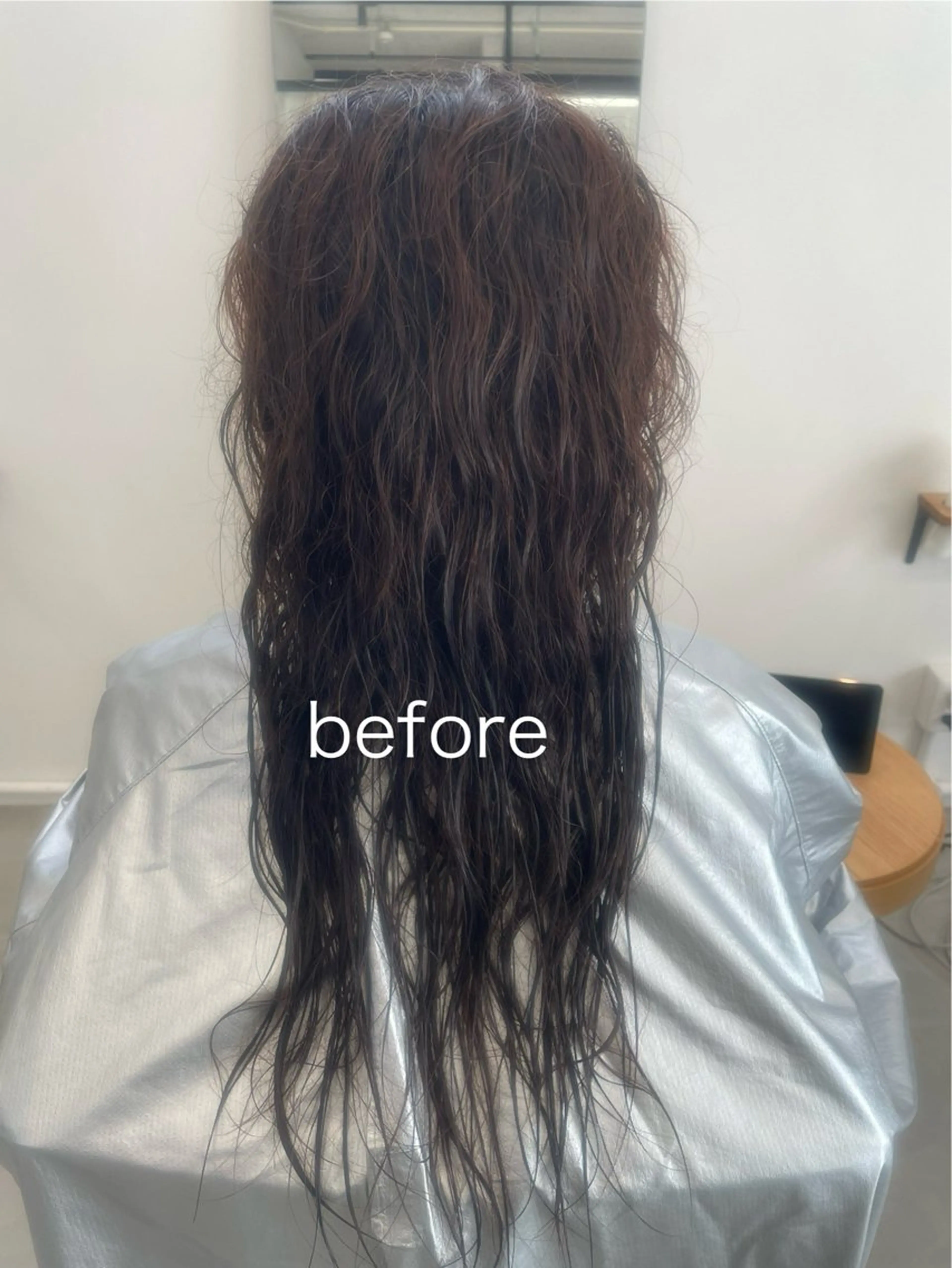 ロング ロング 縮毛矯正 あゆみ 🍀のヘアスタイル