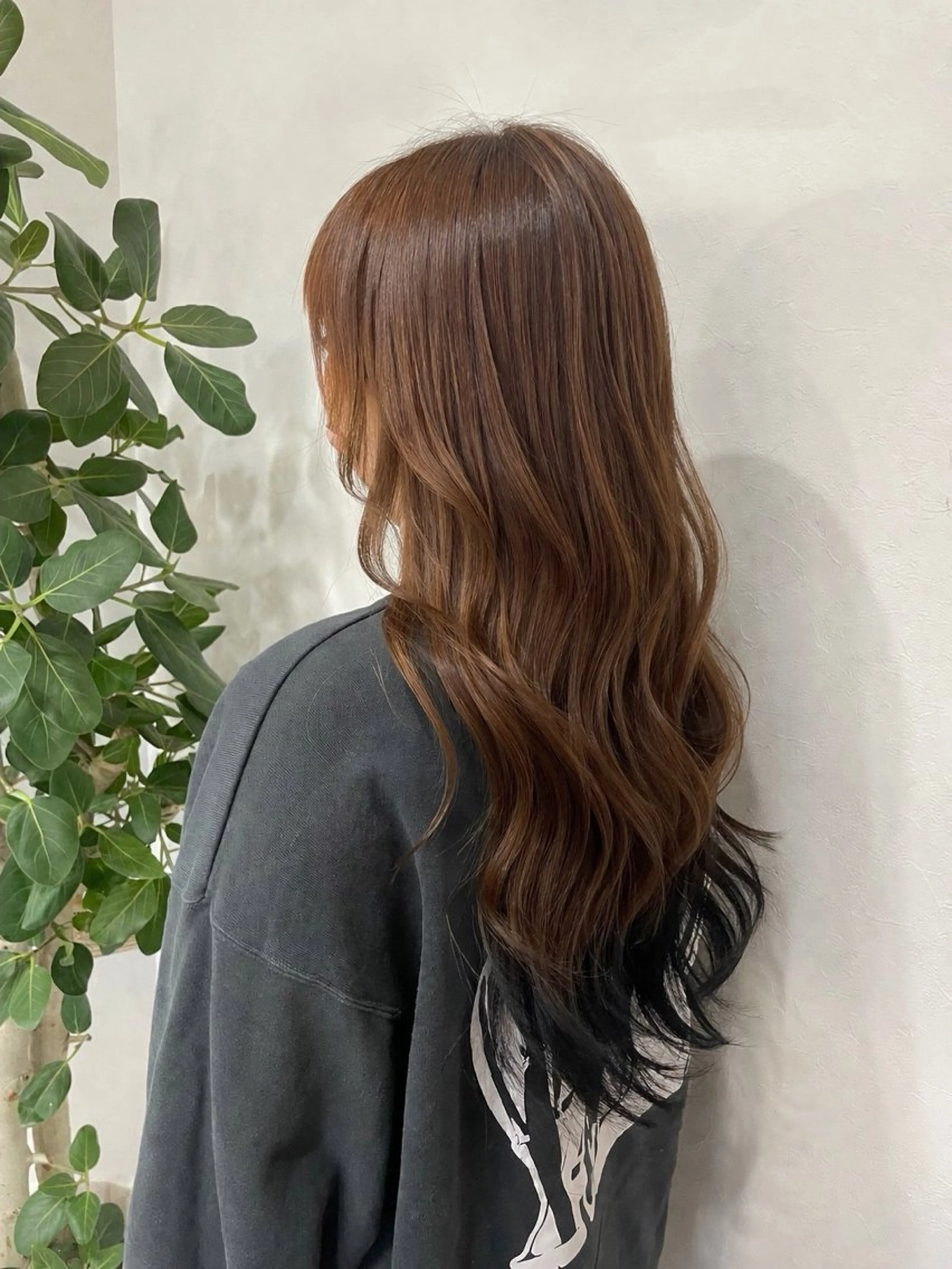 ロング カラー ヘアカラー トリートメント 🎀豊橋/豊川🎀 ハイトーンうらら🎀のヘアスタイル