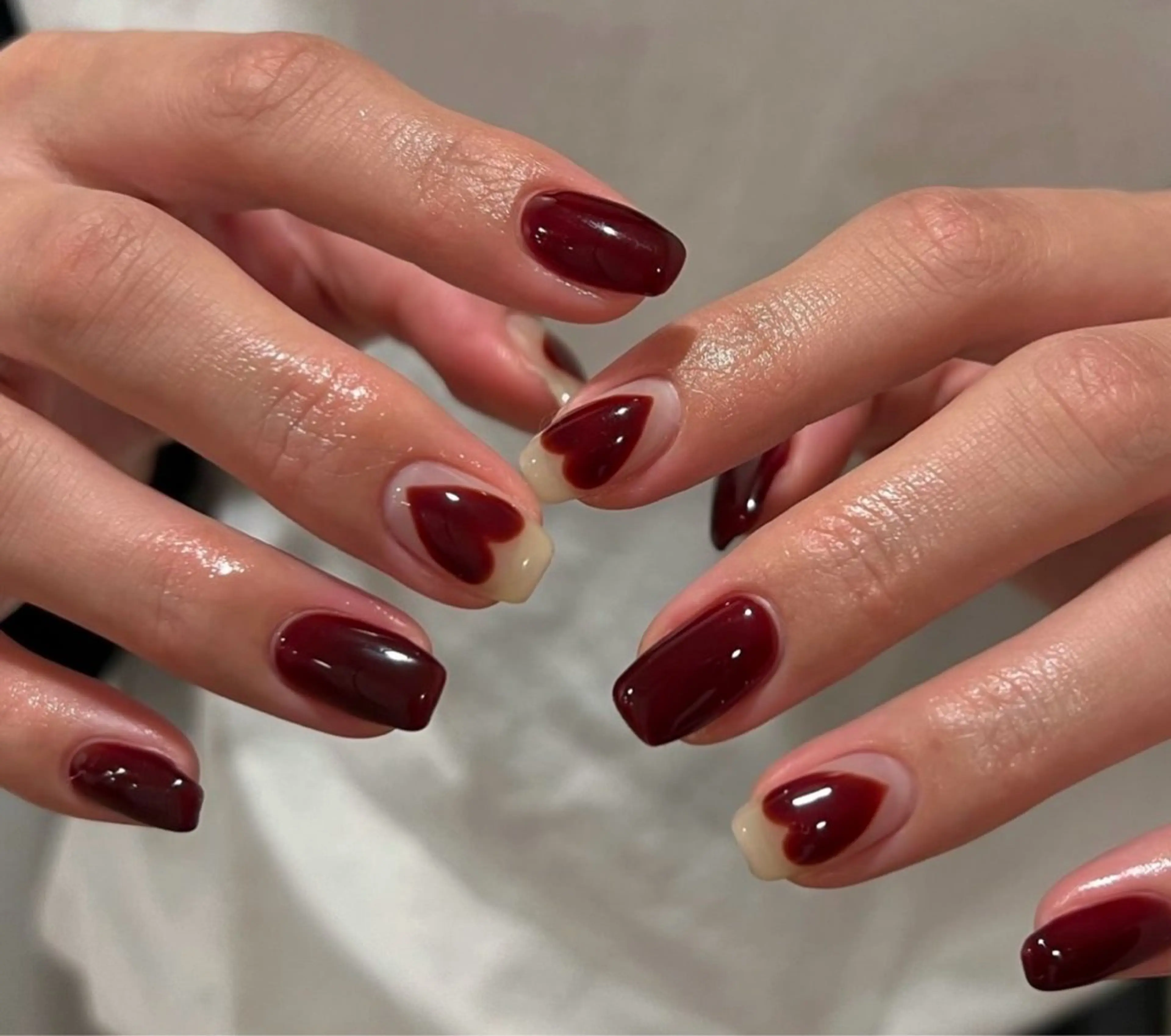 ネイル グラデーション キラキラネイル ワンカラーネイル 冬ネイル Jenn Nail Salonのネイルデザイン