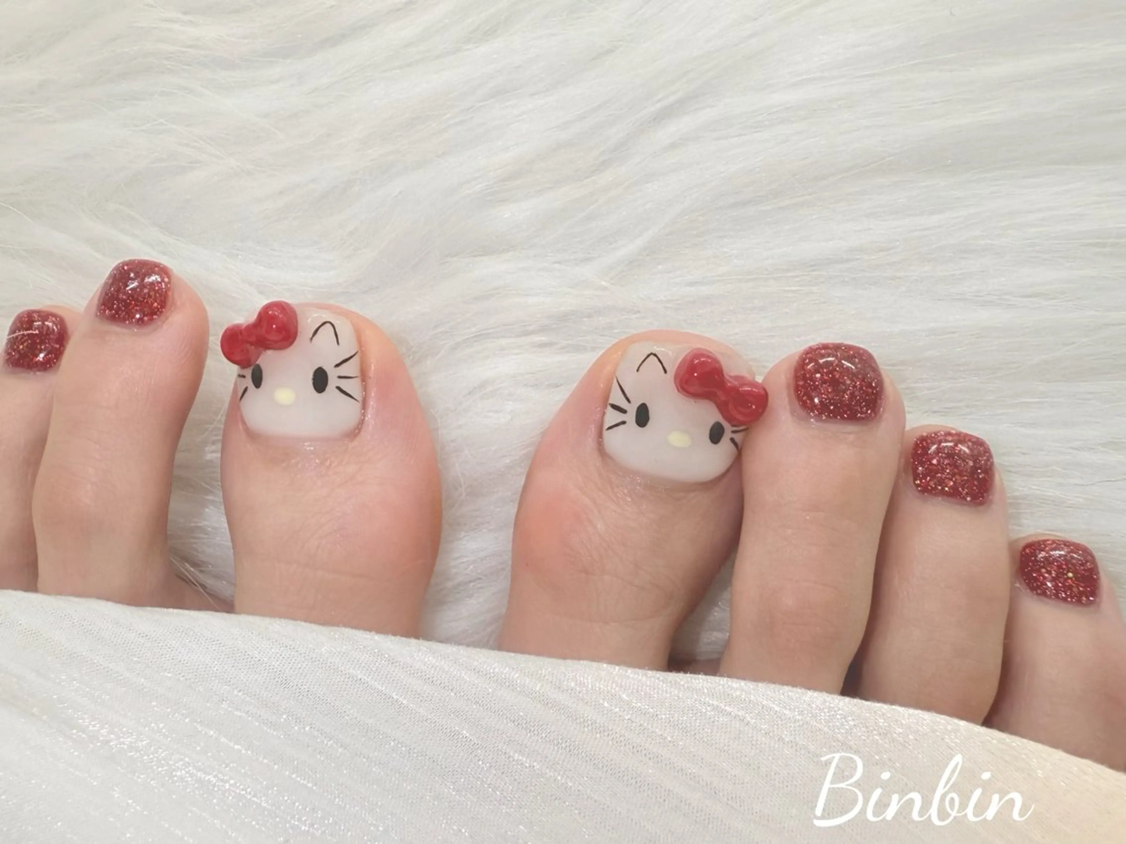 ネイル フットネイル 閨匠ビューティサロン 新橋店♡BinBinのネイルデザイン