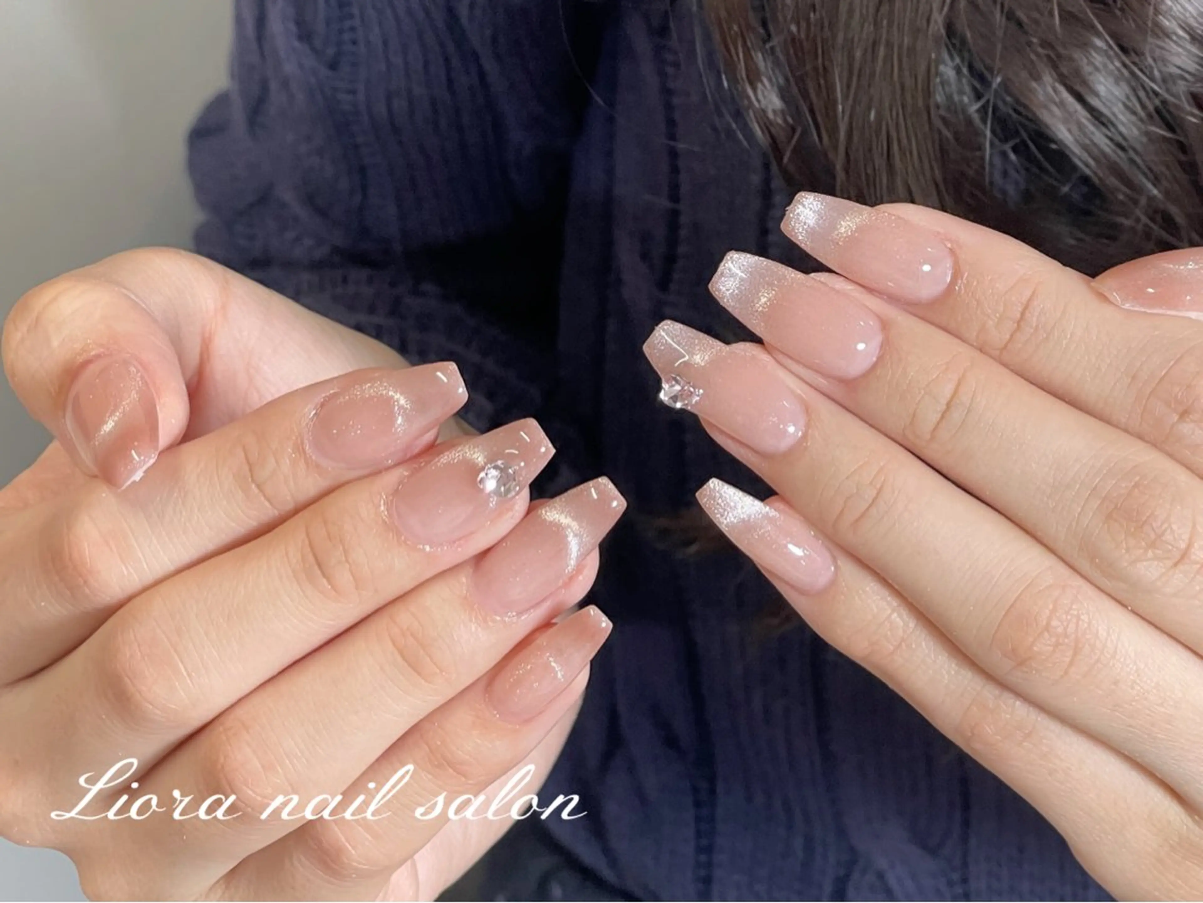 ネイル チークネイル フットネイル フレンチネイル ジェルネイル ガーリー ハンドネイル Liora nail スカルプ専門店のネイルデザイン