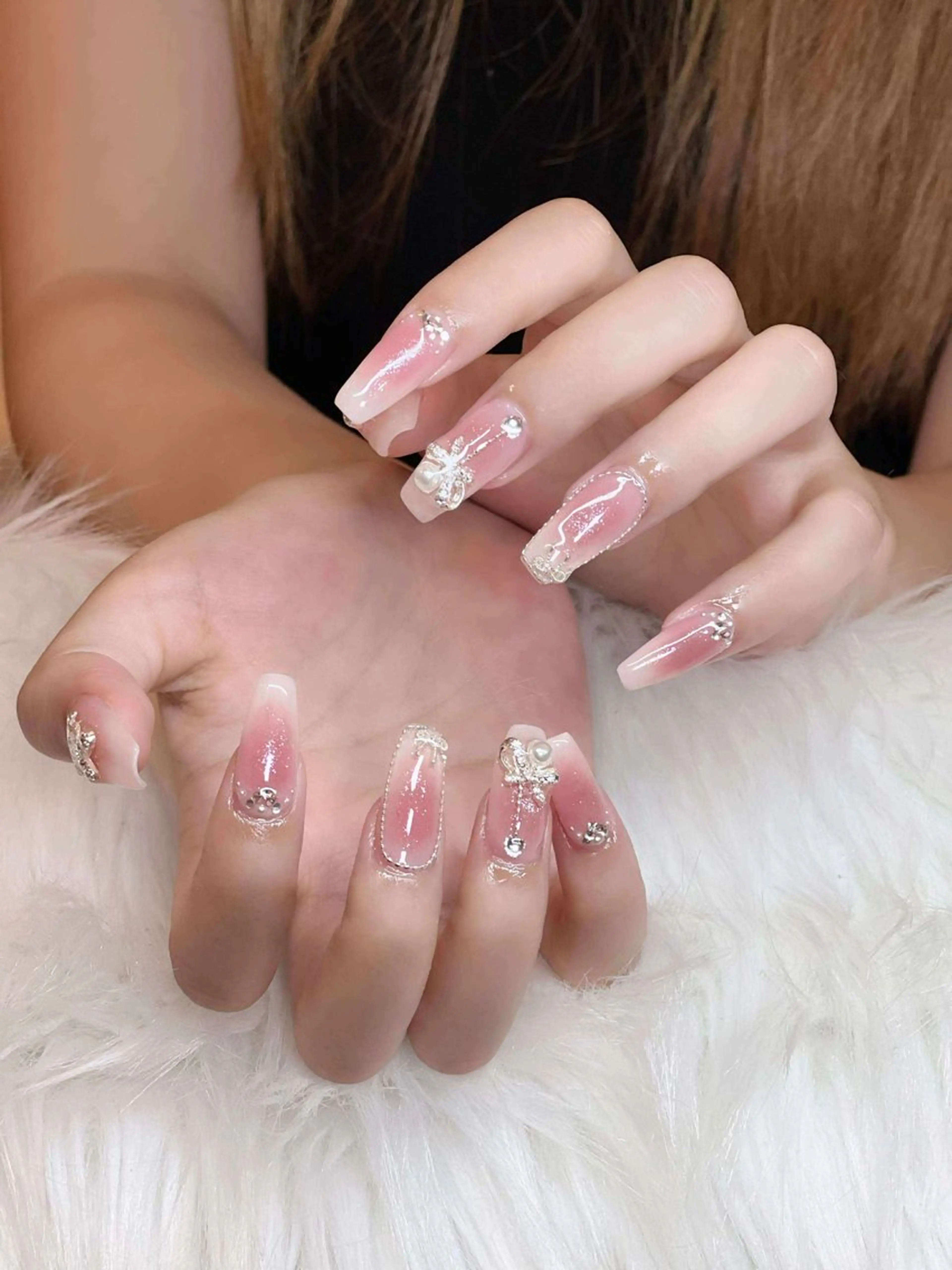 チップ長さだし10本やり放題コースコース🌹『持ち込みデザイン可能』 ¥10500の写真