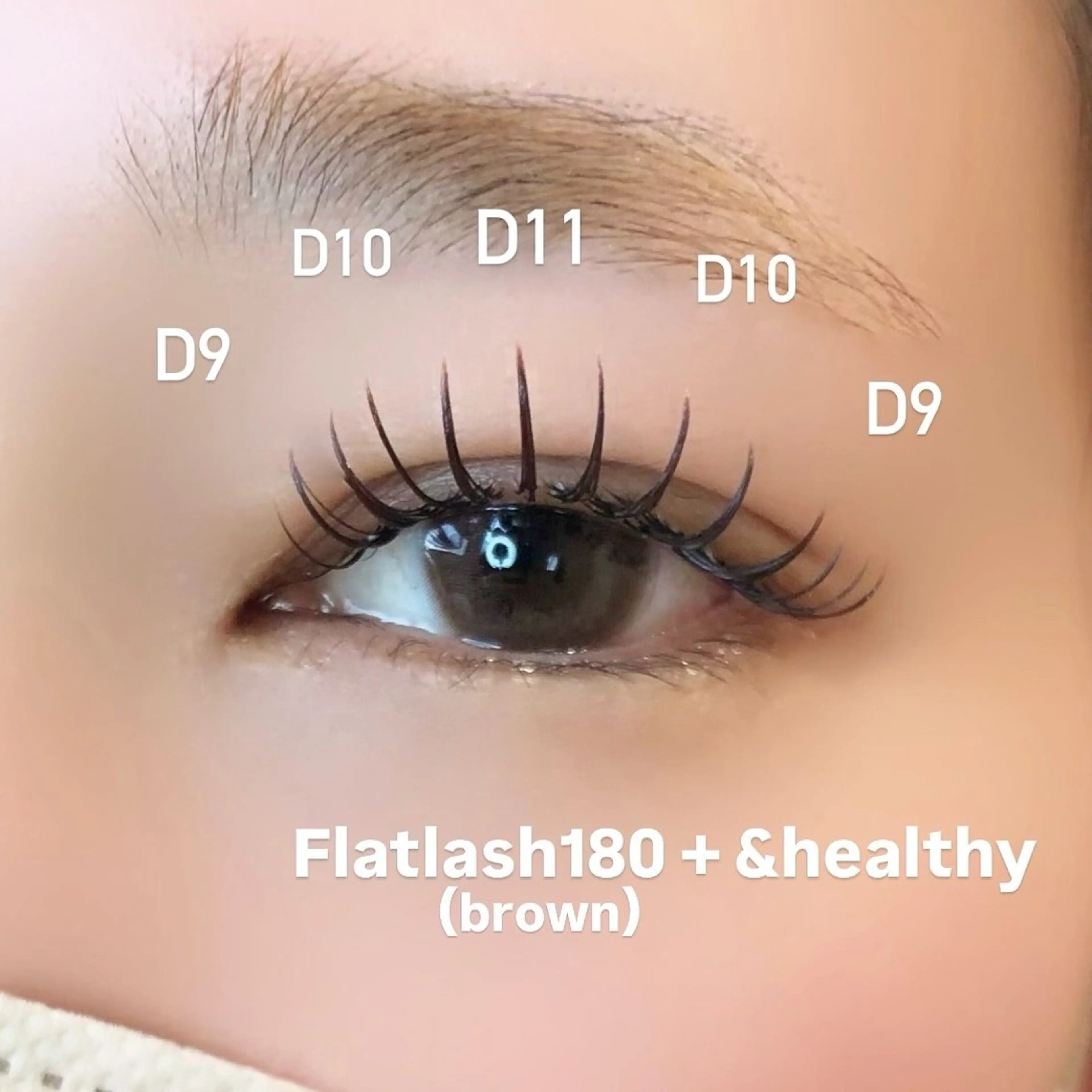 マツエク・マツパ 藤原 茜のマツエク・マツパデザイン