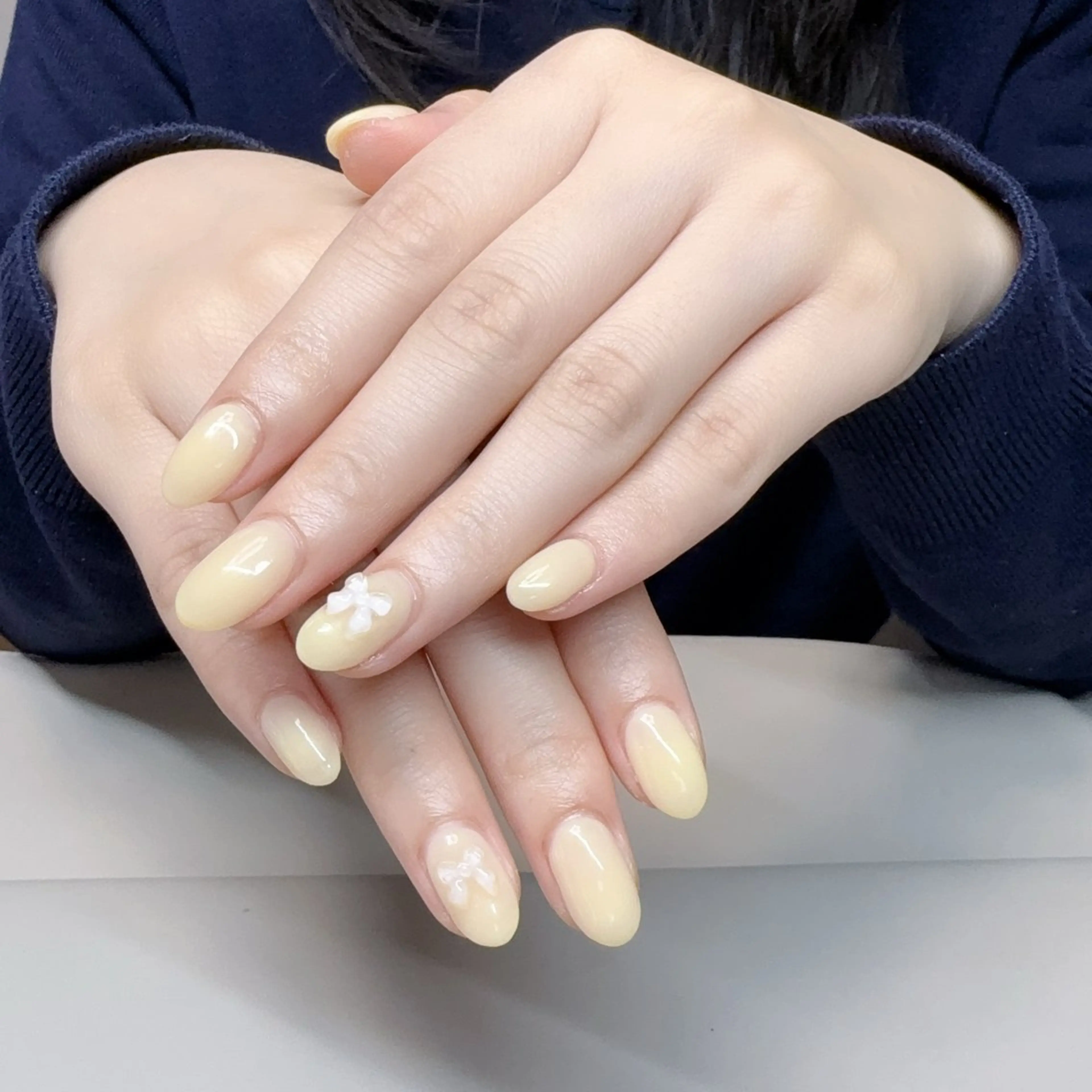 ネイル 成人式 フレンチネイル ジェルネイル グラデーション マグネットネイル ハンドネイル Rika  nail cocoのネイルデザイン