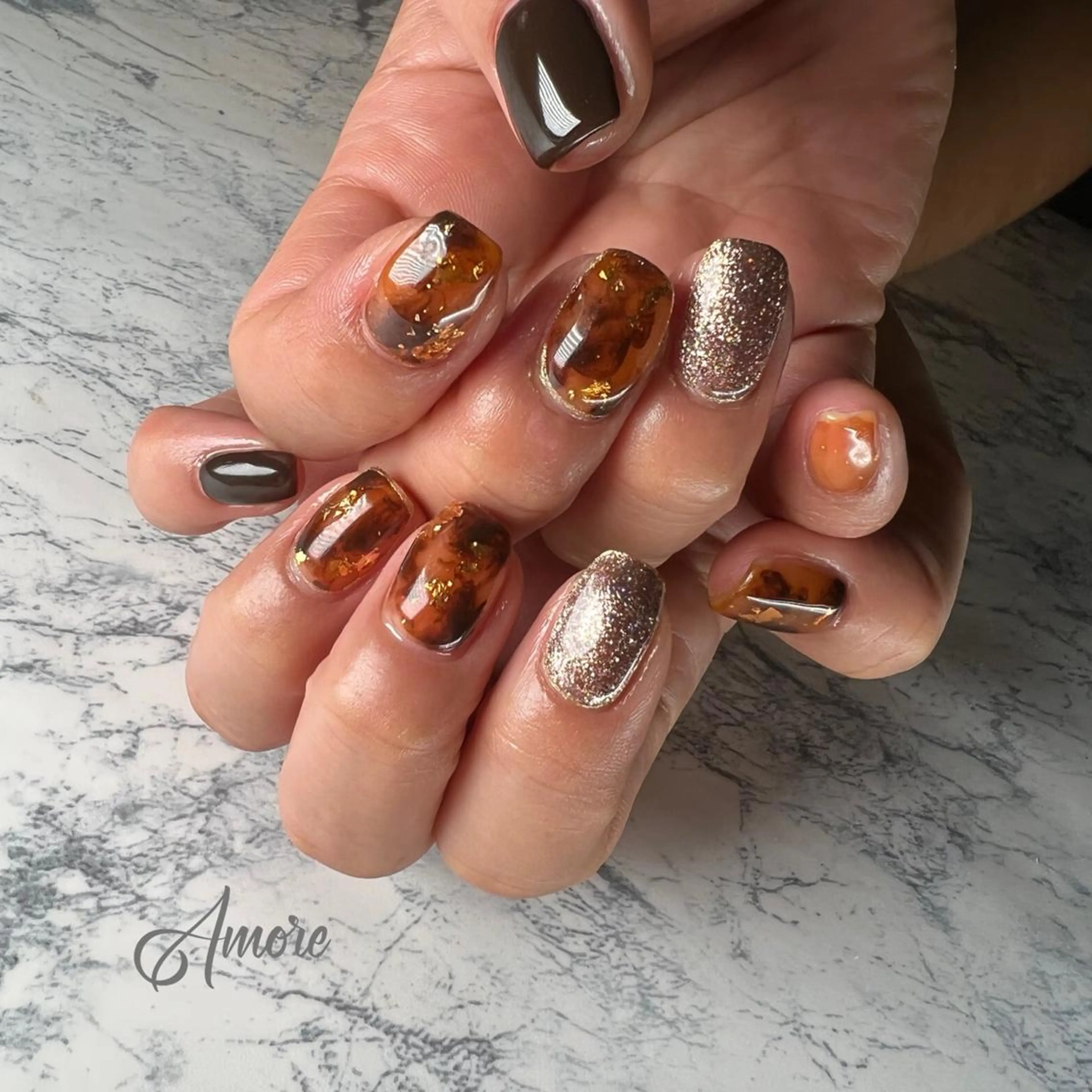 ネイル ジェルネイル 氷ネイル・うるうるネイル マグネットネイル ミラーネイル ニュアンスネイル You kyehwaのネイルデザイン