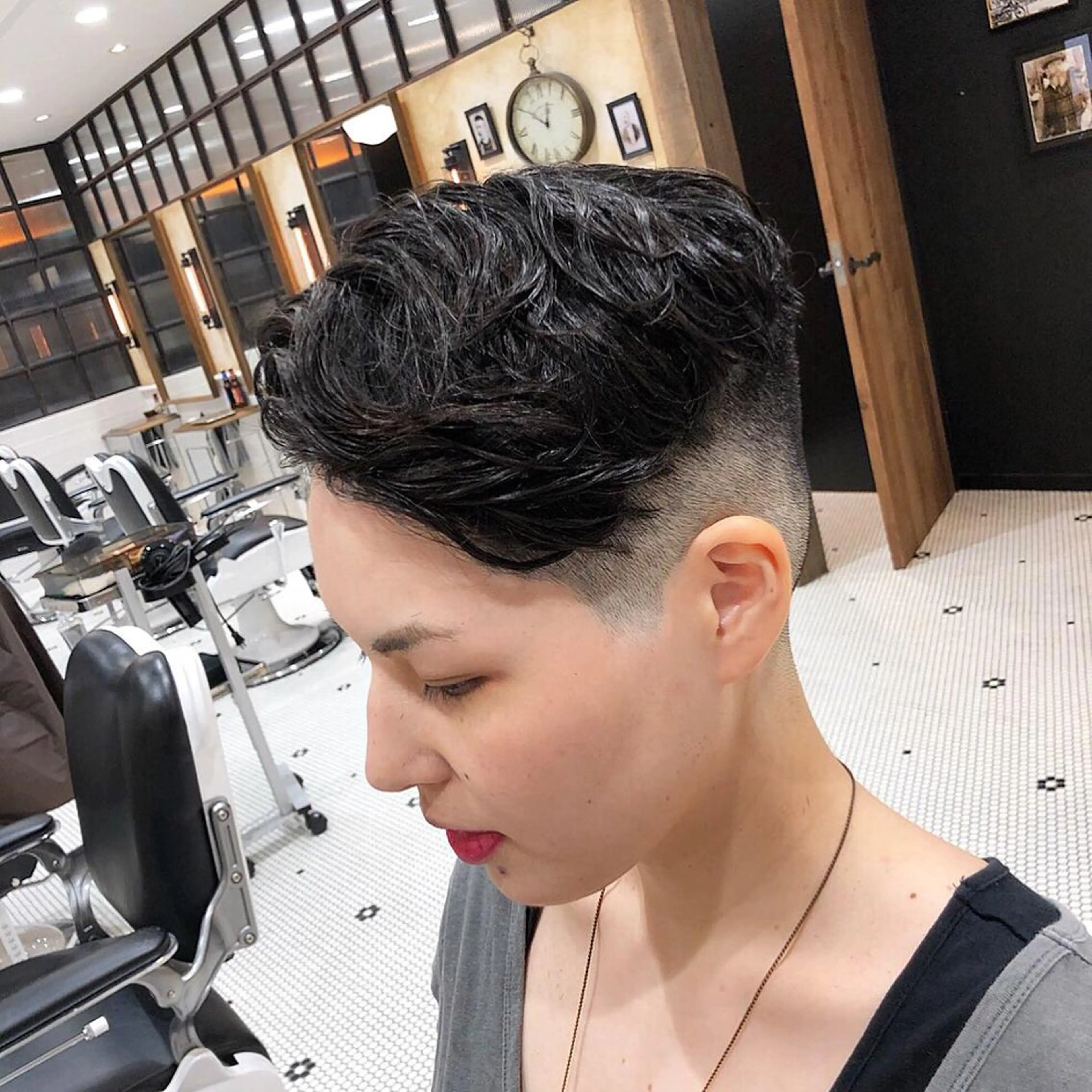 パーマ カット無料/髪質改善 髪質根本改善/艶髪のヘアスタイル