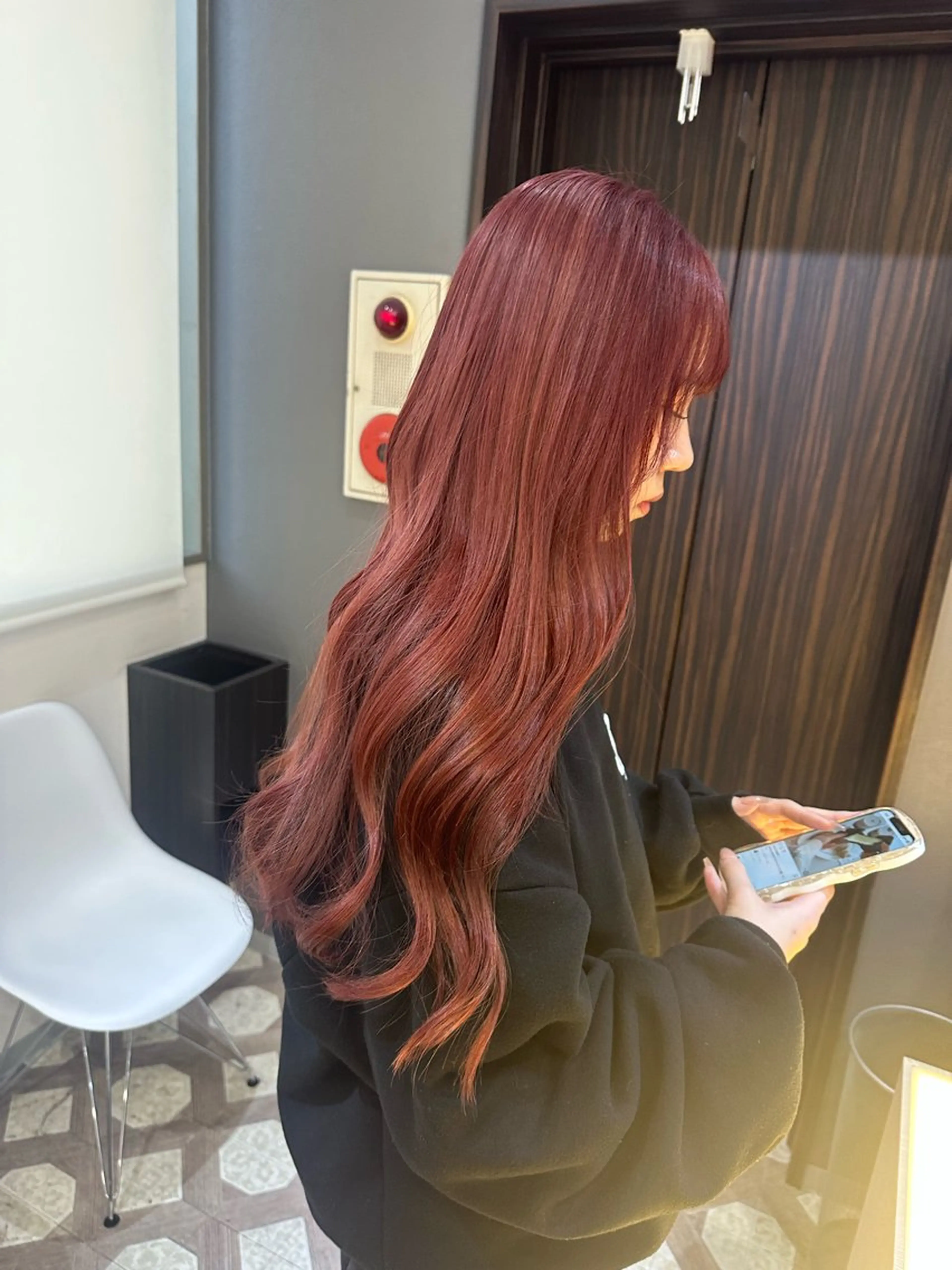 ミディアム カラー ヘアカラー トリートメント jill by gisel＿奥家のヘアスタイル