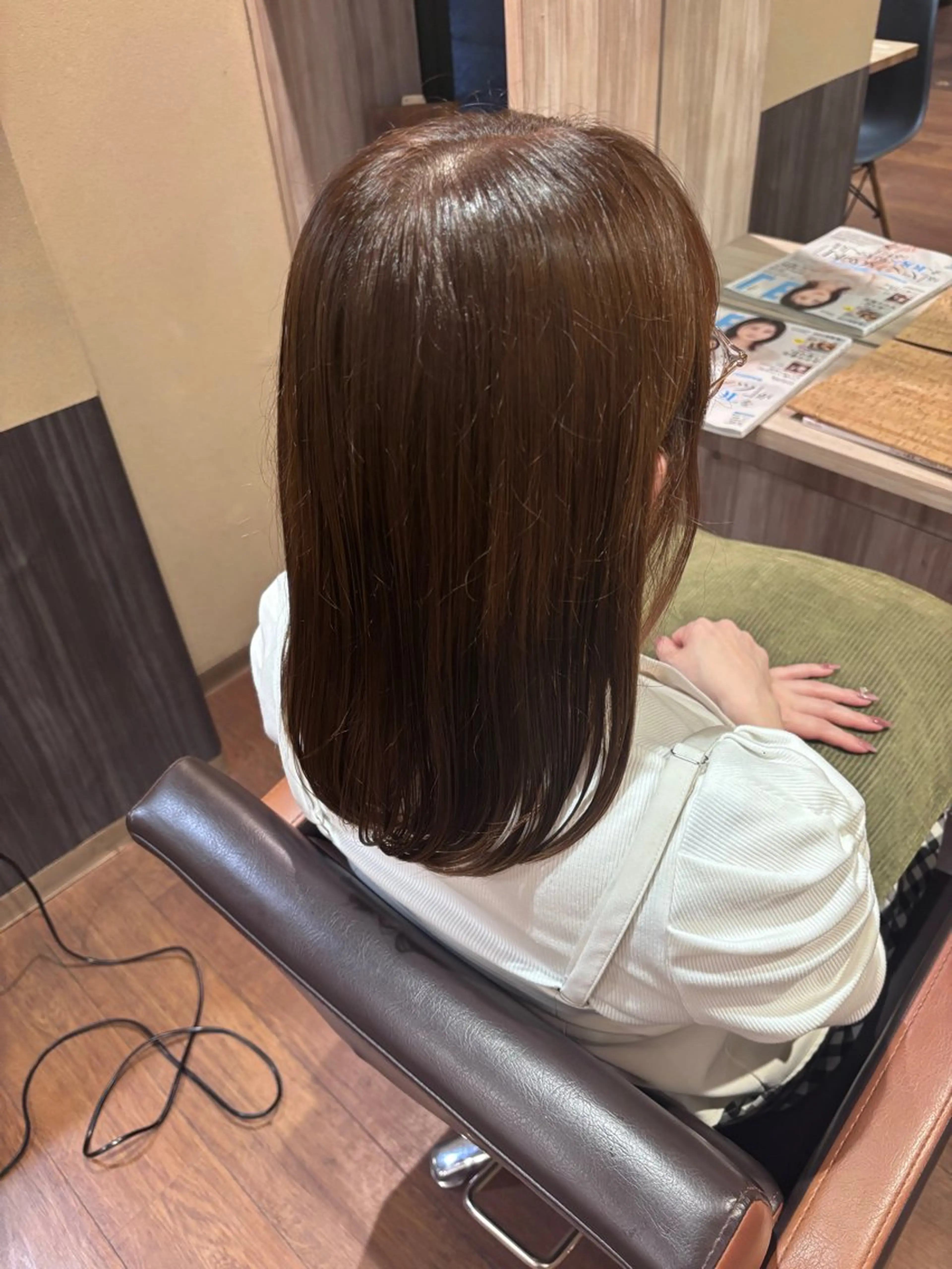 ミディアム カラー 齋藤 瑞樹のヘアスタイル
